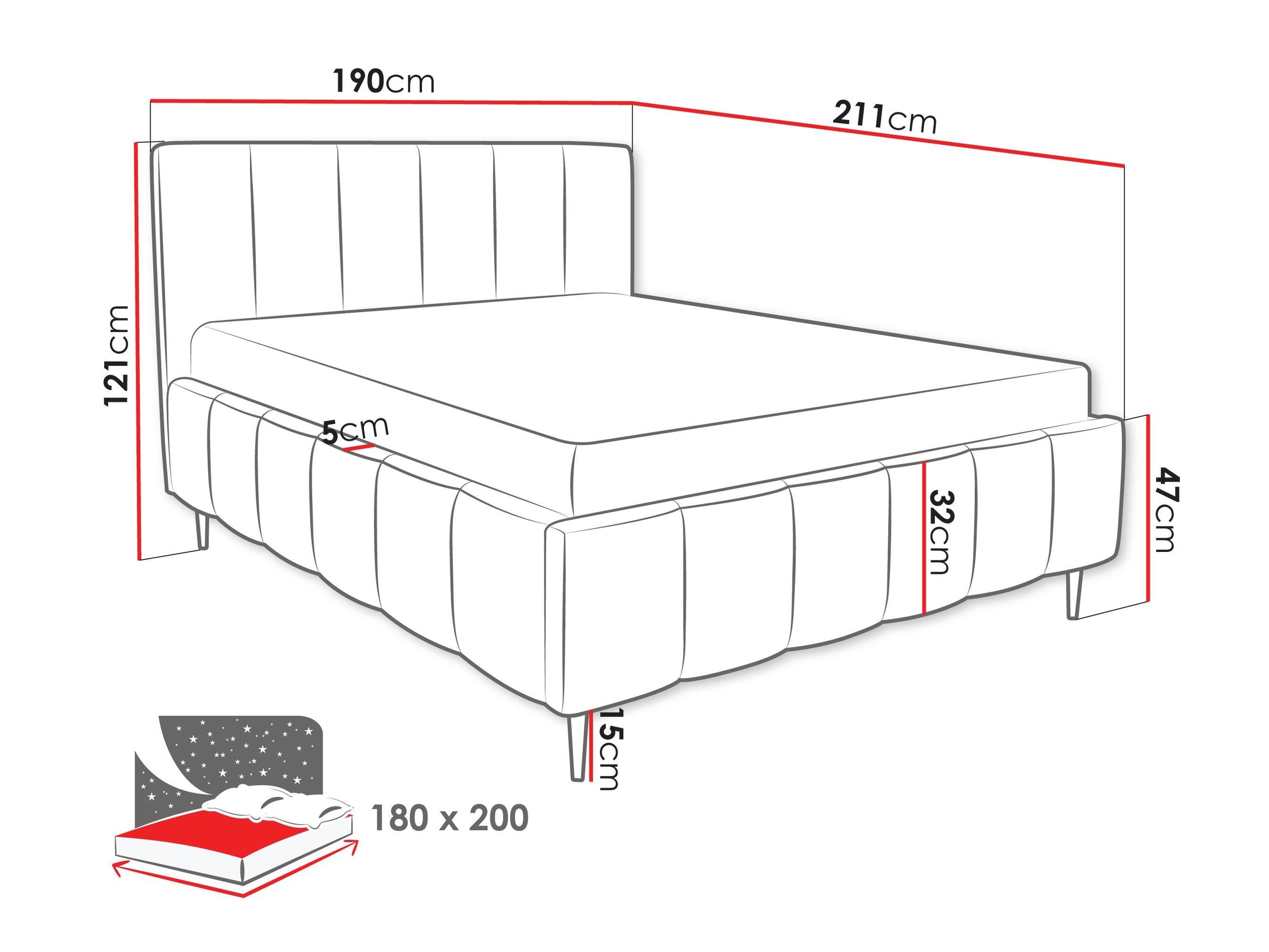Bed Linis I (Lambi 06)