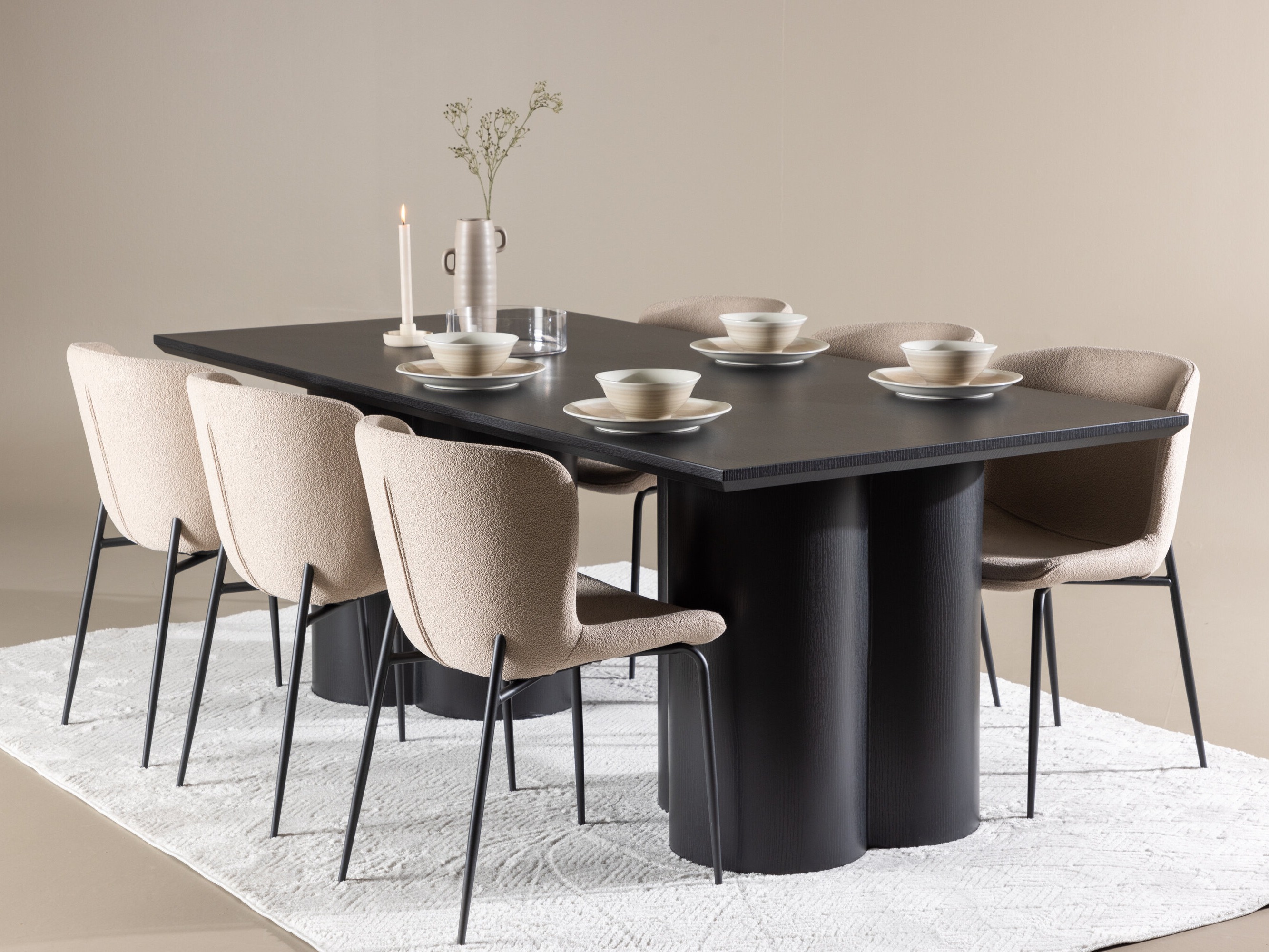 Dining set Dallas 5343 (Beige)