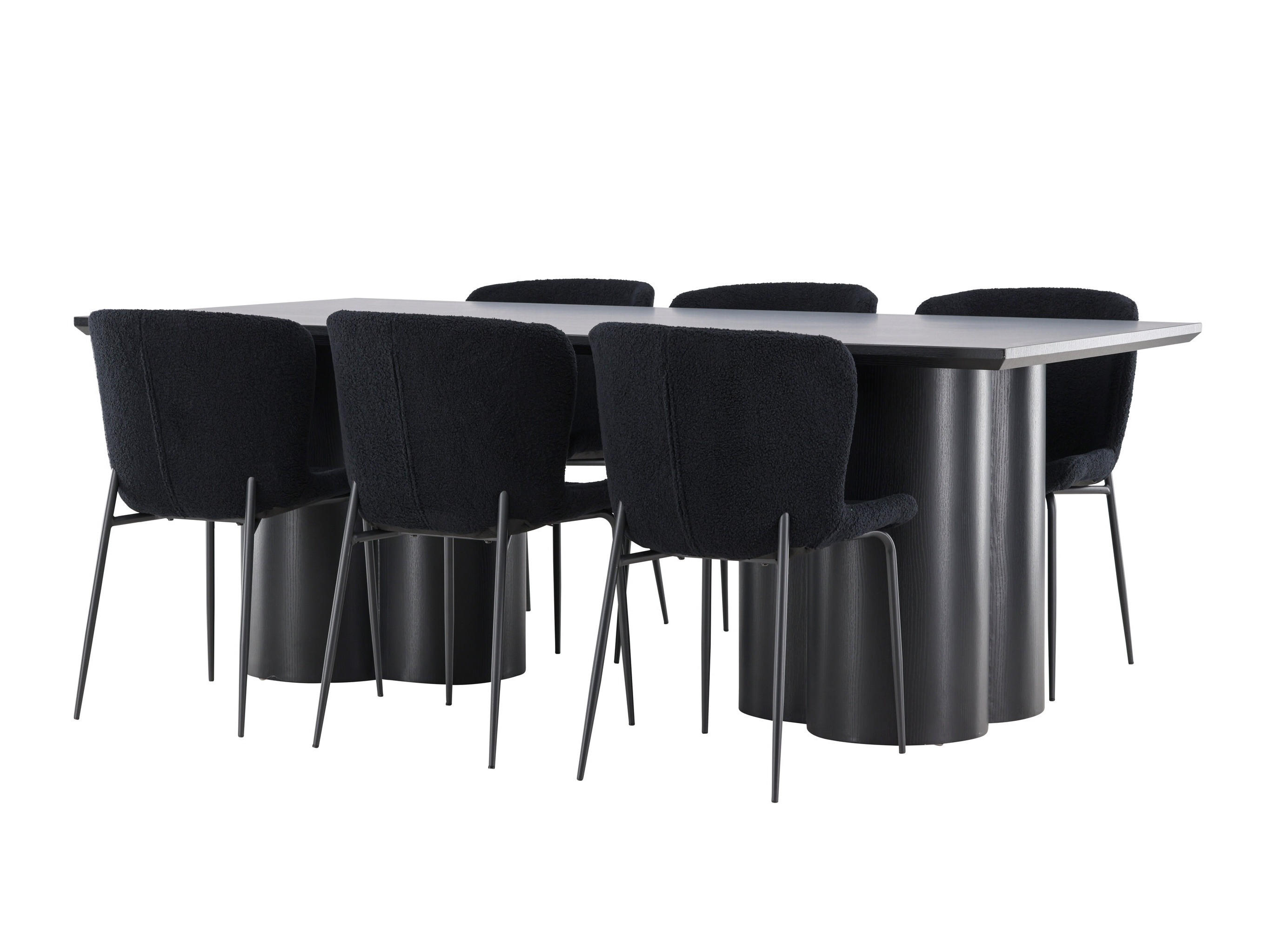 Dining set Dallas 5343 (Black)