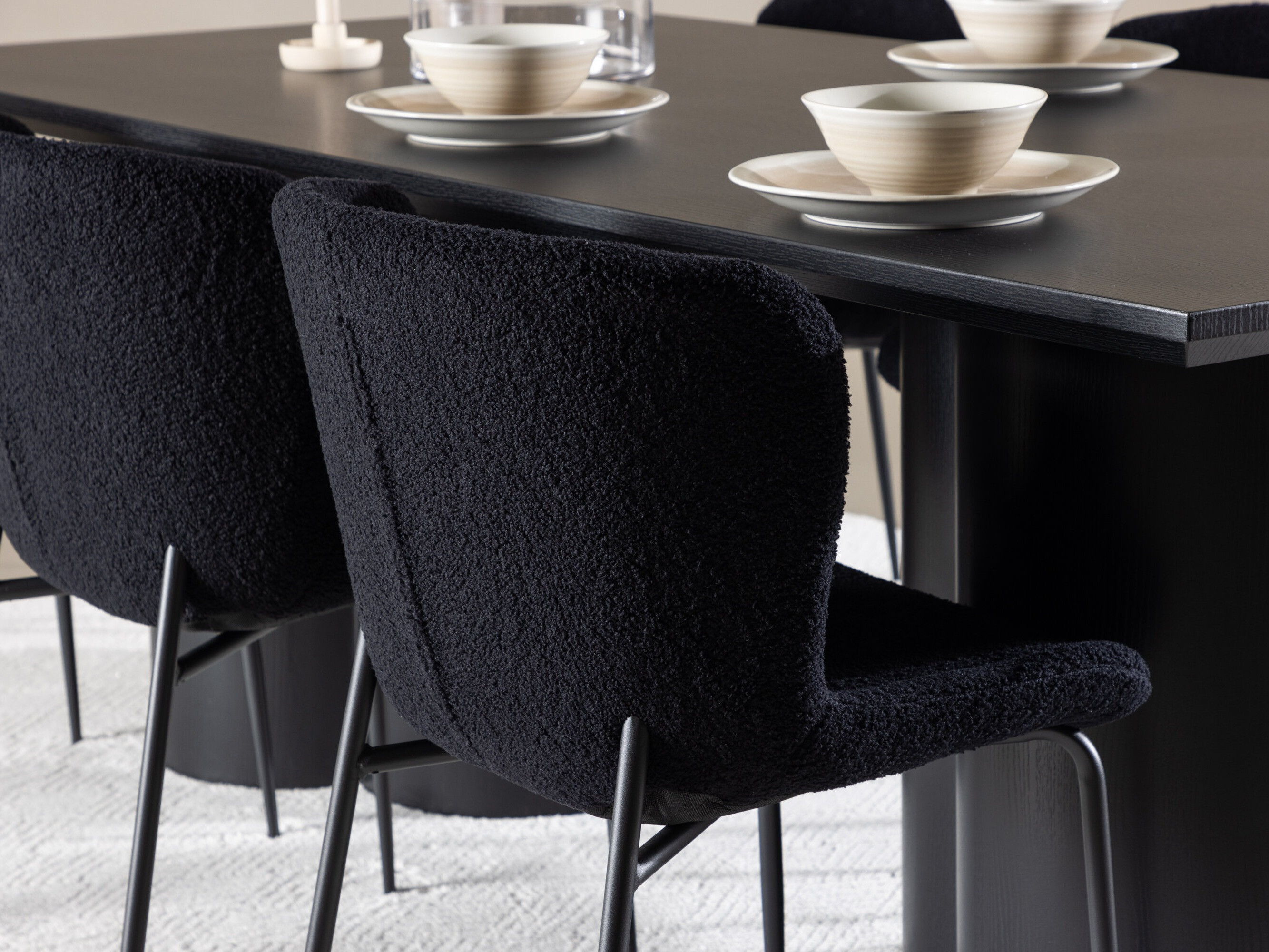 Dining set Dallas 5343 (Black)