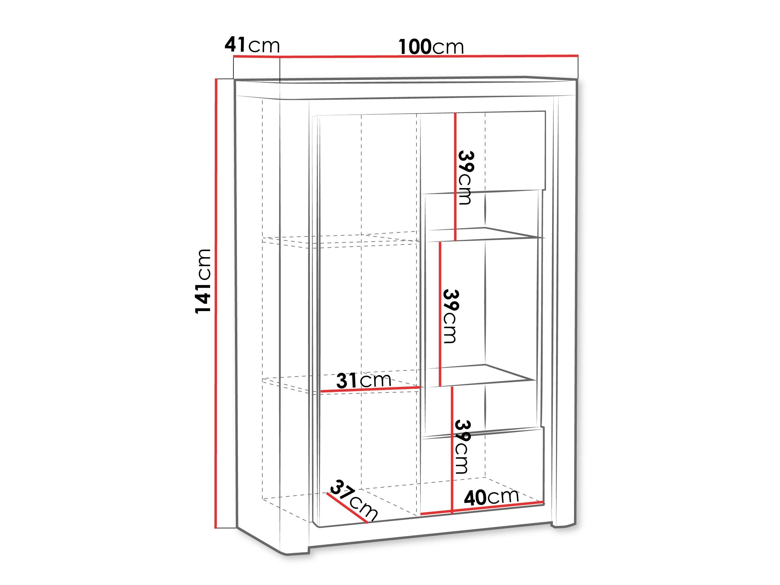 Bookcase Etrmona 104