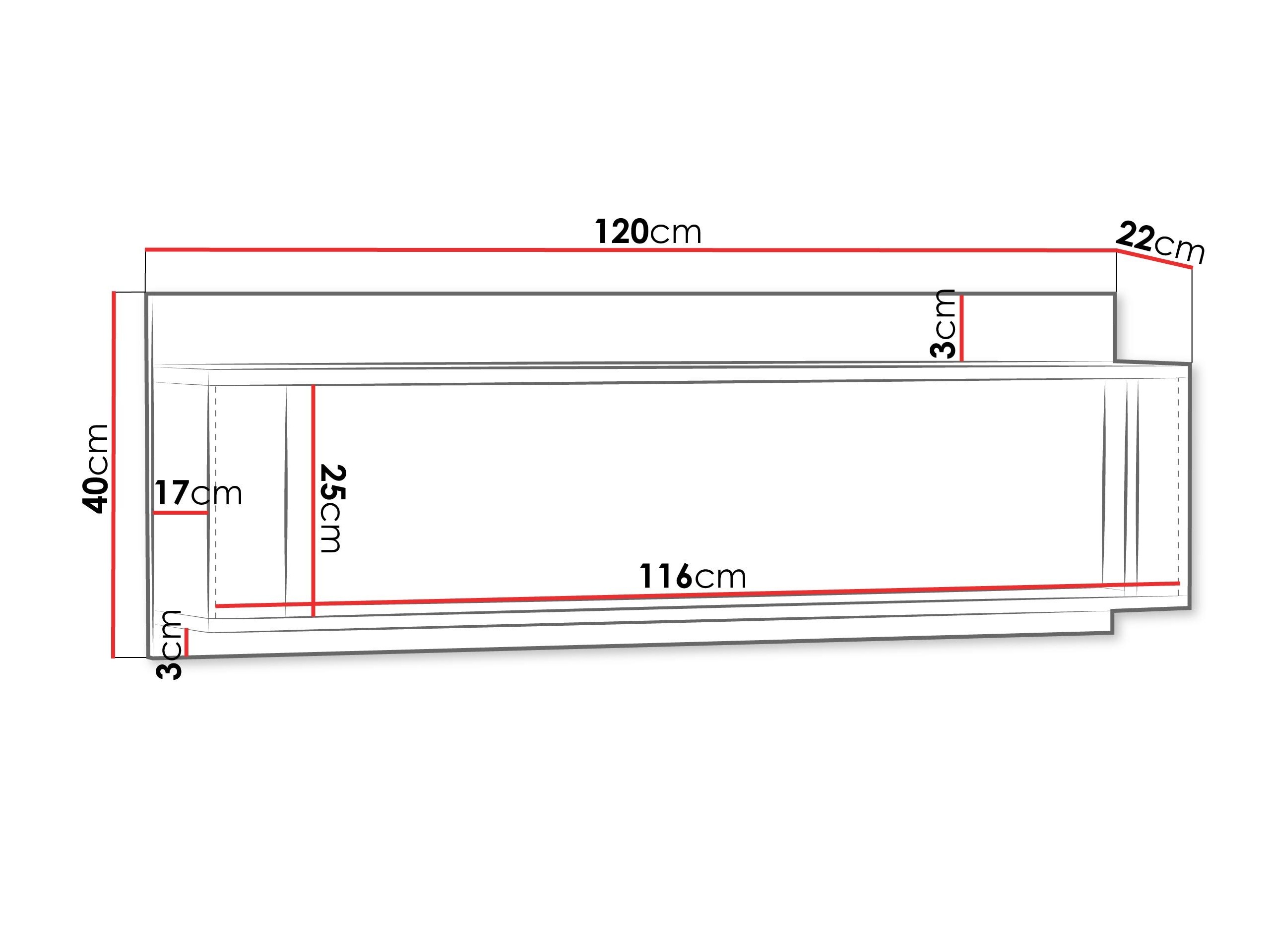 Wall shelf Etrmona 111