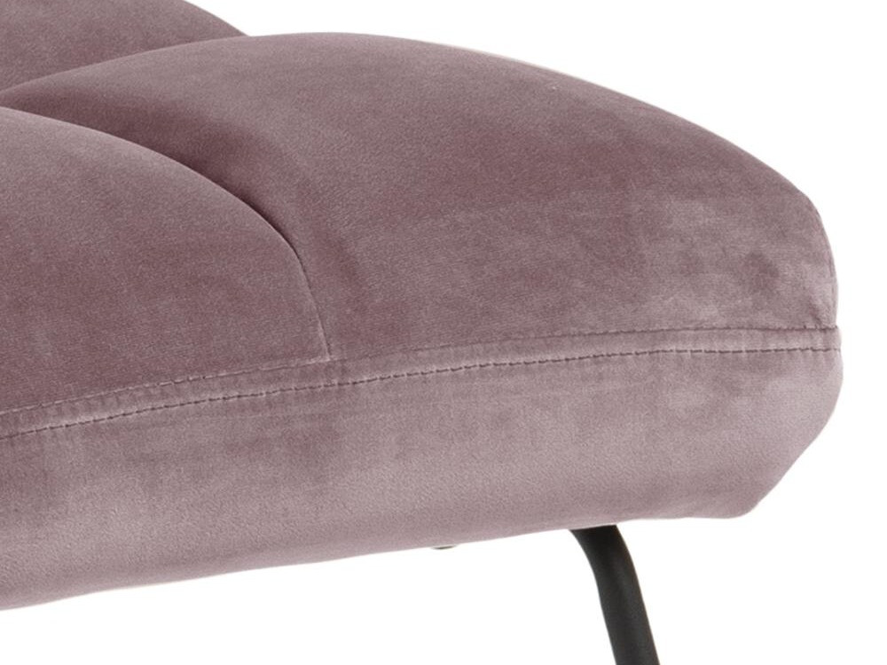 Armchair Norsica 370 (Dusty pink + Black)