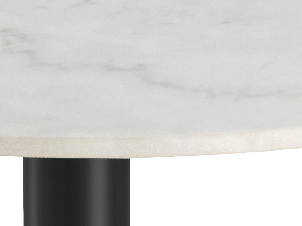 Table Norsica 420 (Black + White marble)