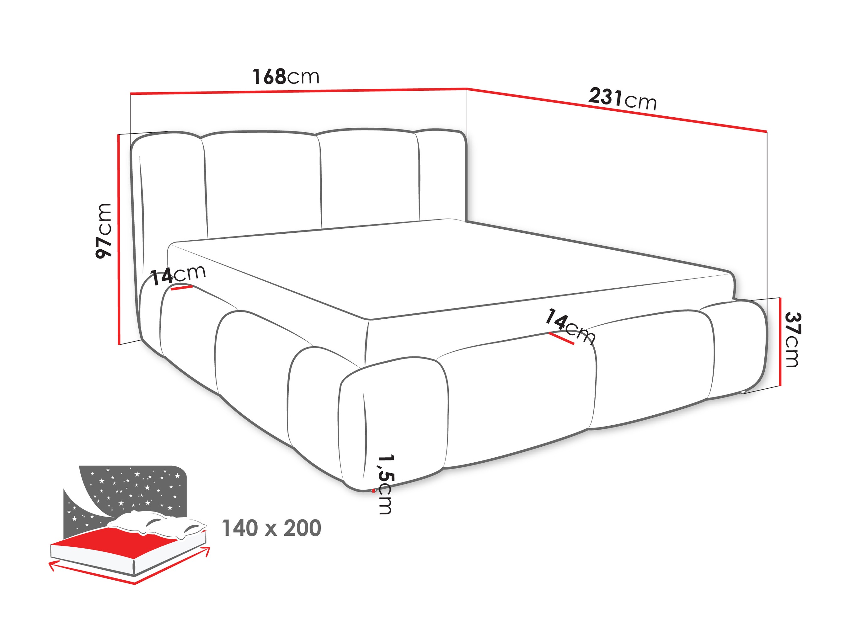 Bed Margaris (Lambi 06)