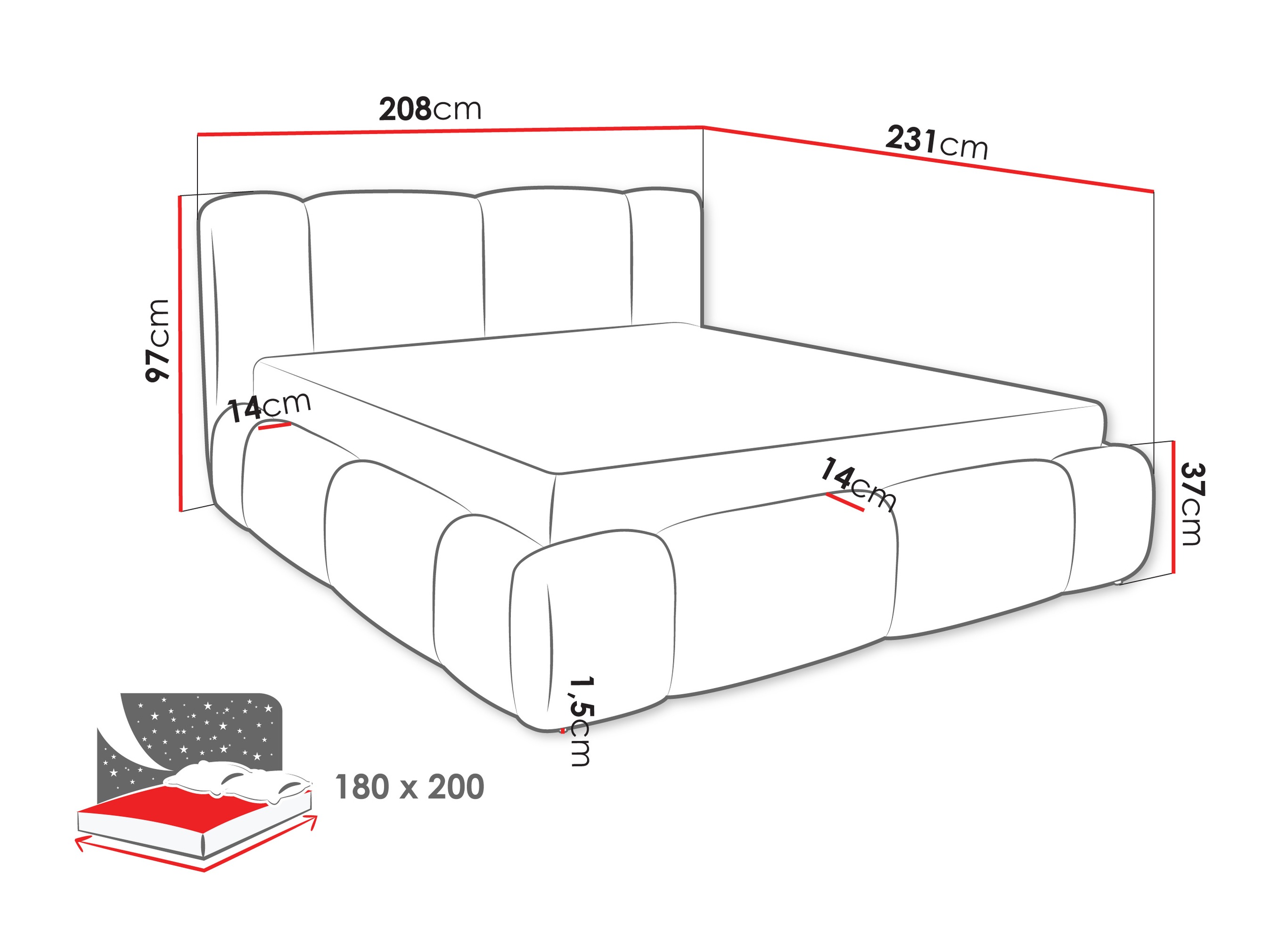 Bed Margaris (Lambi 11)