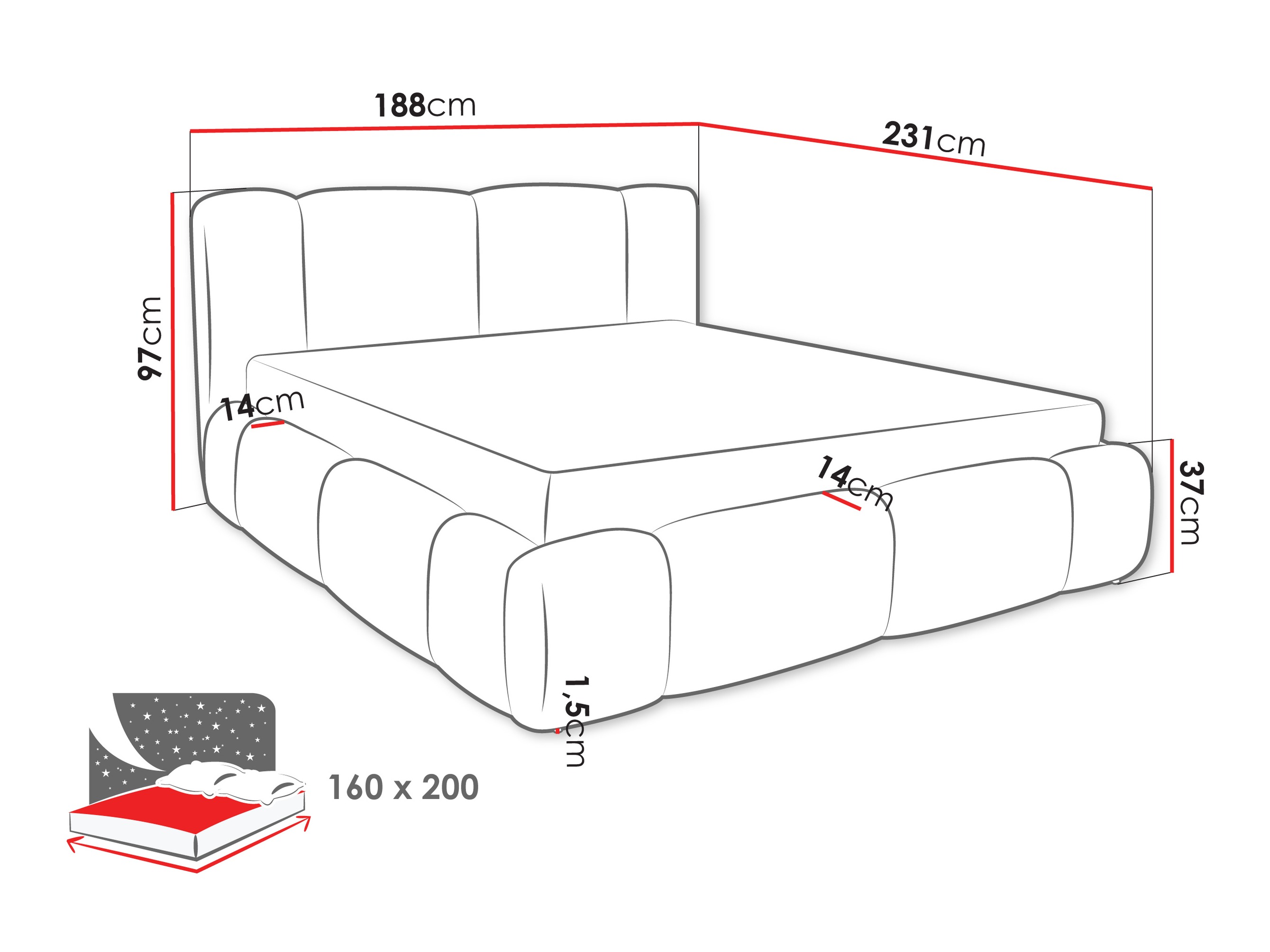 Bed Margaris (Lambi 11)