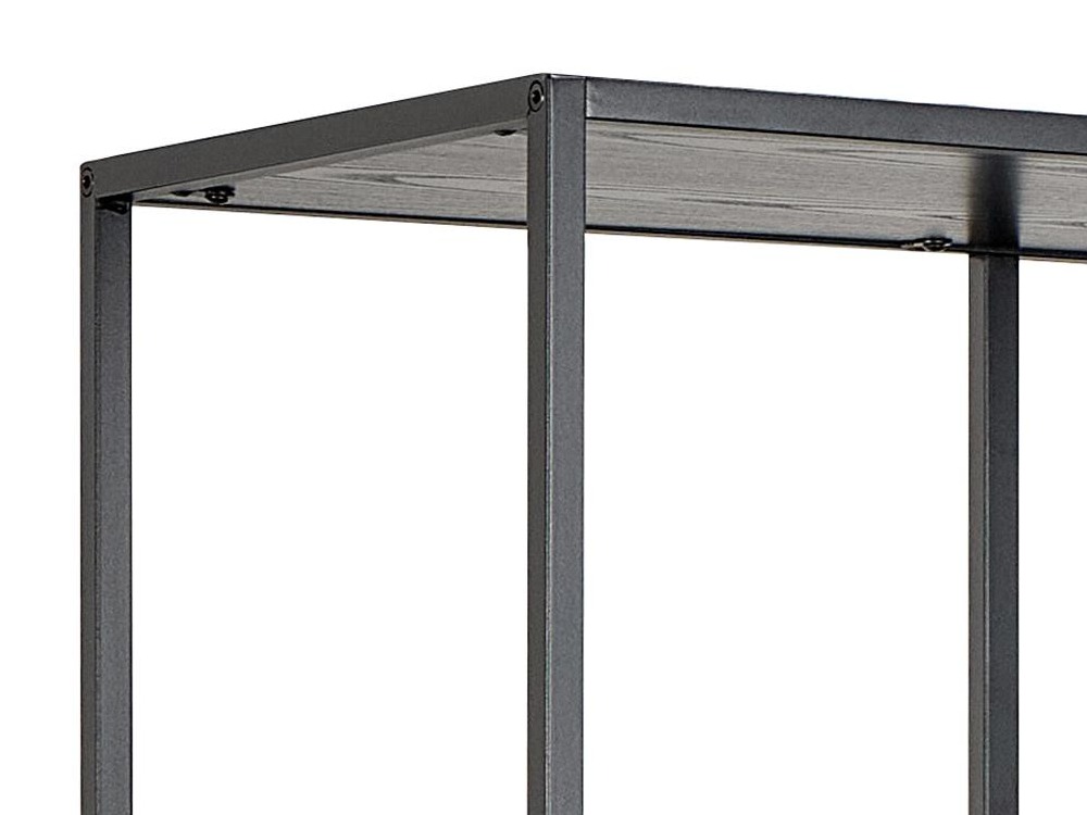 Bookcase Norsica Sevferi 182 (Black ash + Black)