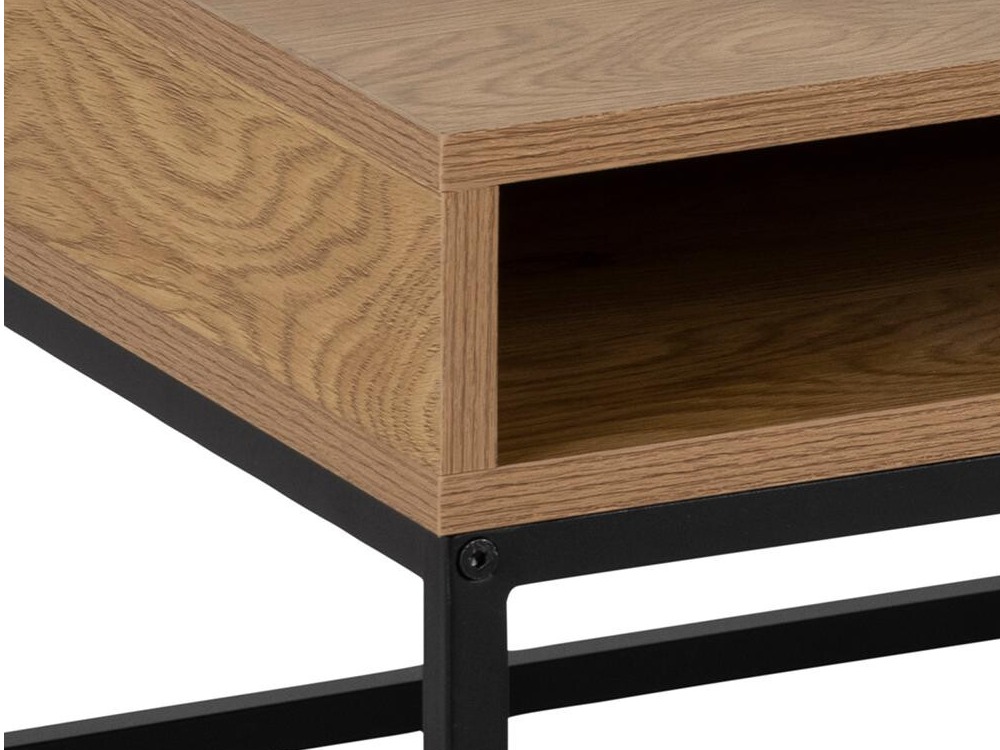 Coffee table Norsica 477 (Wild oak + Black)