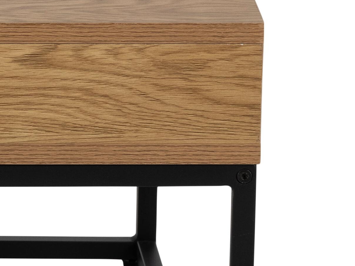 Coffee table Norsica 477 (Wild oak + Black)