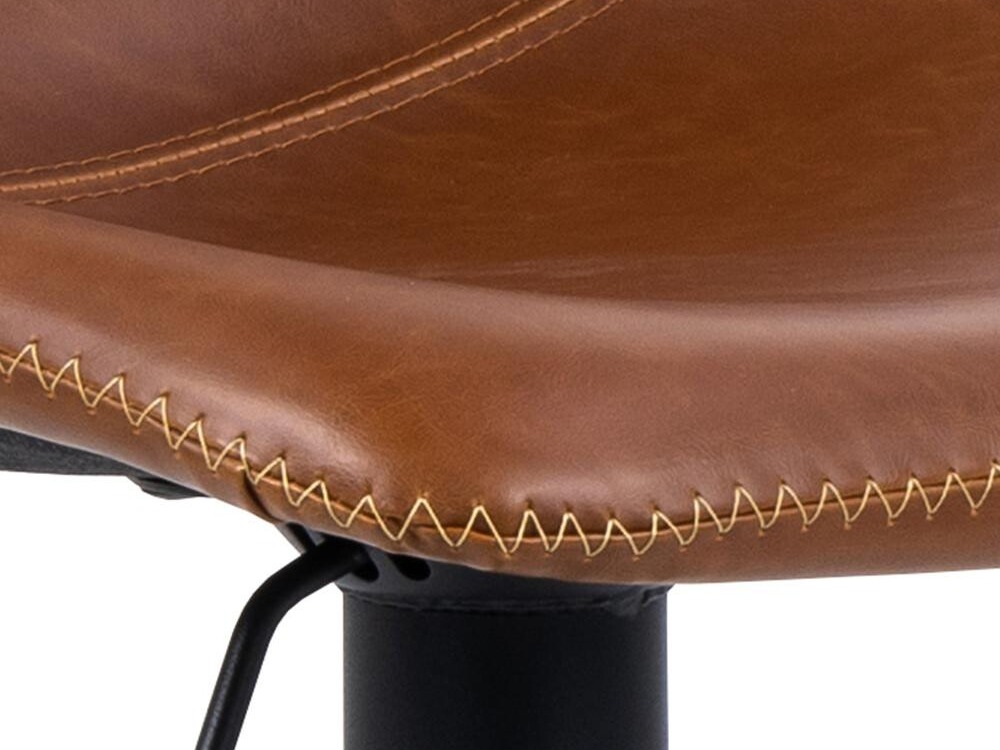 Counter stool Norsica 500 (Black + Brown)