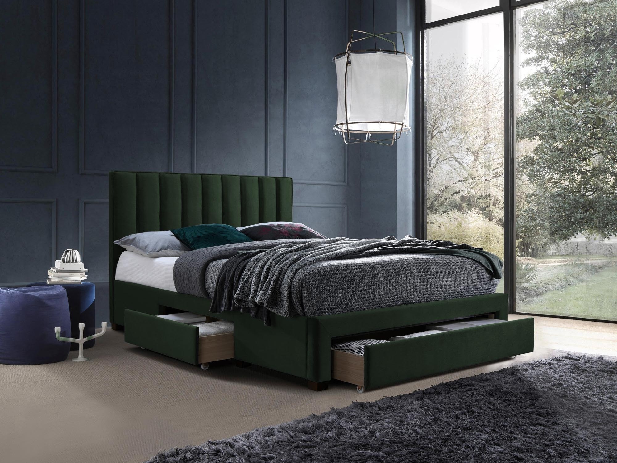 Bed Houston Fides (Dark green)