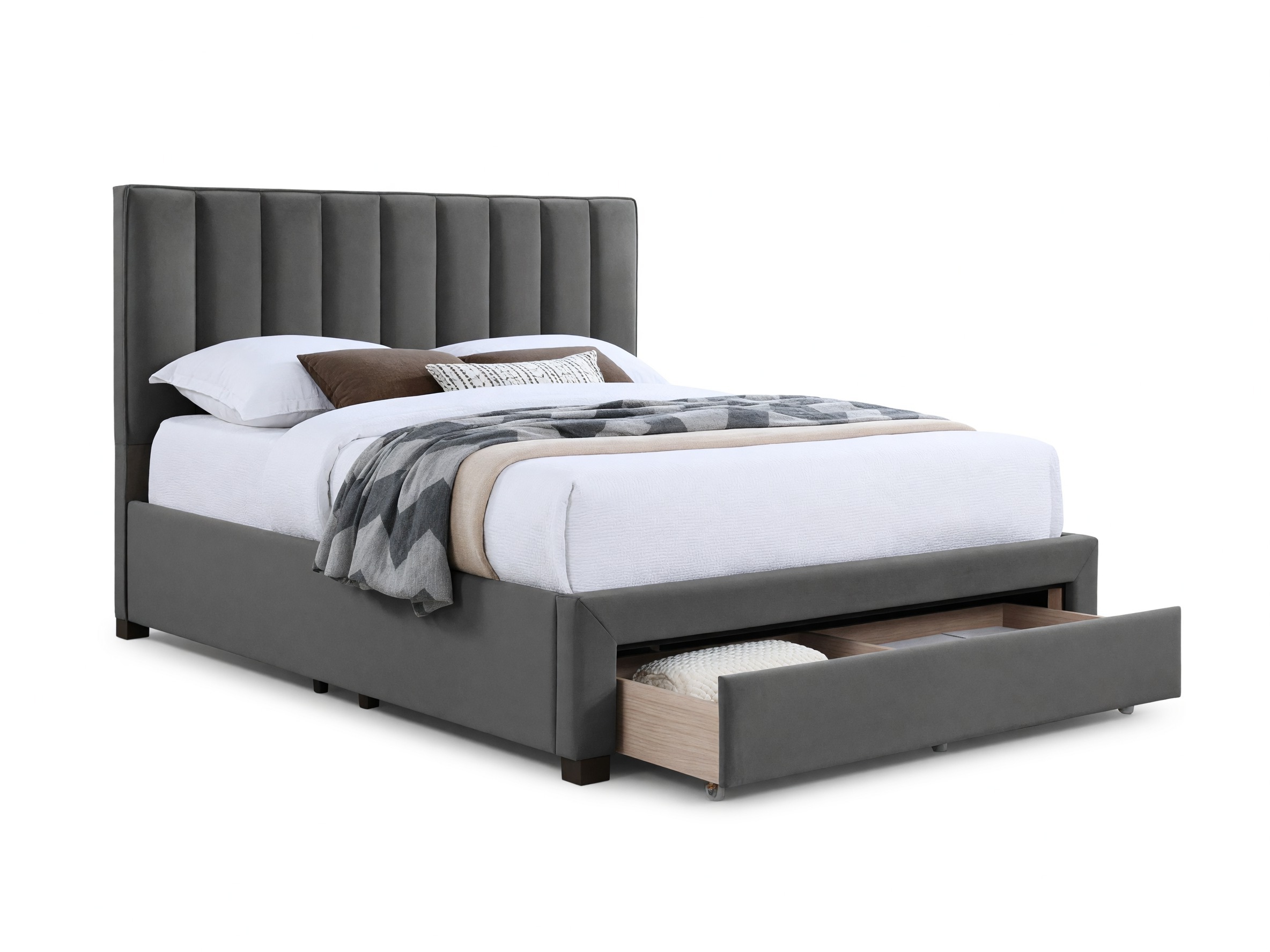 Bed Houston Fides (Grey)