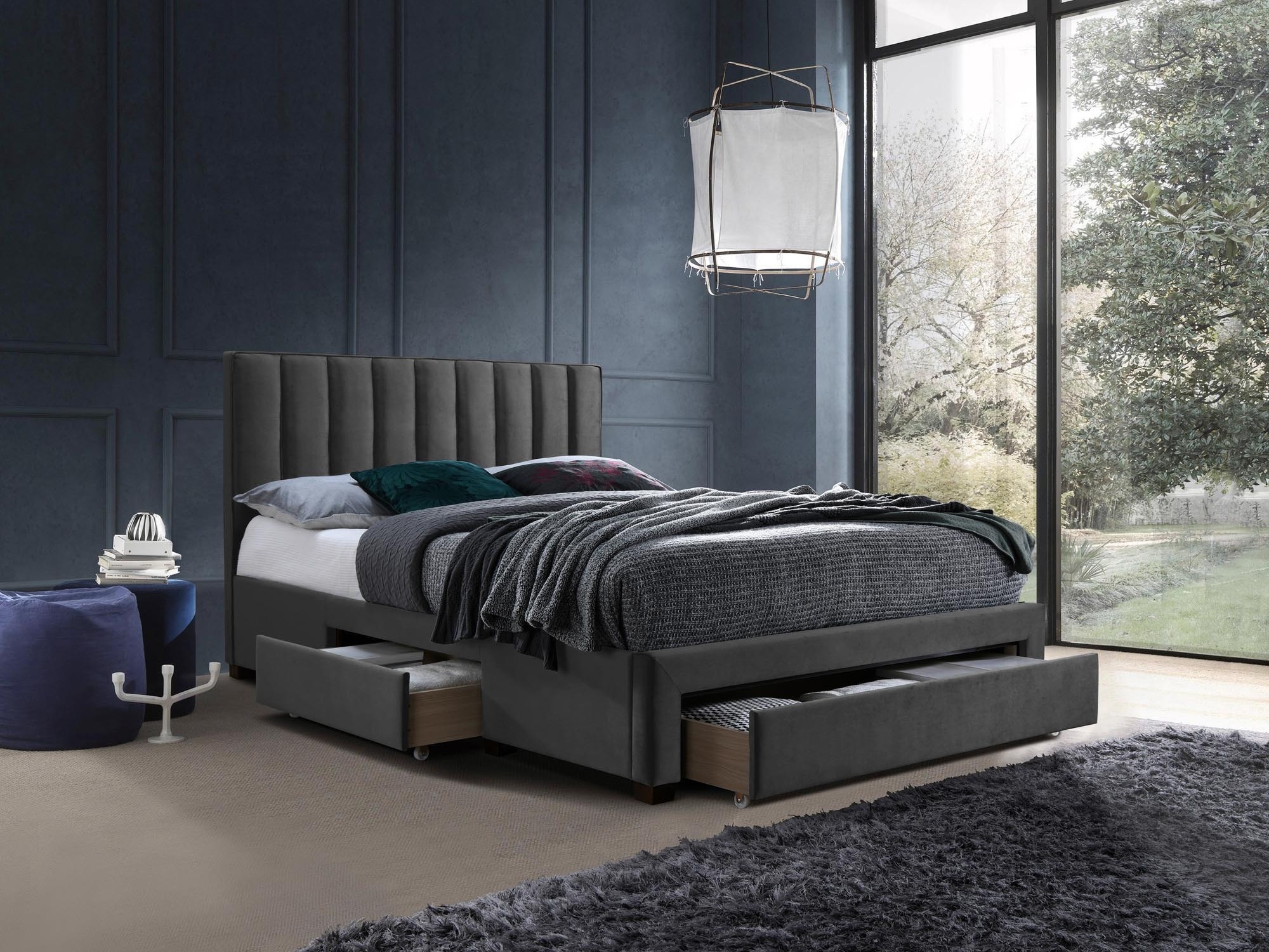Bed Houston Fides (Grey)