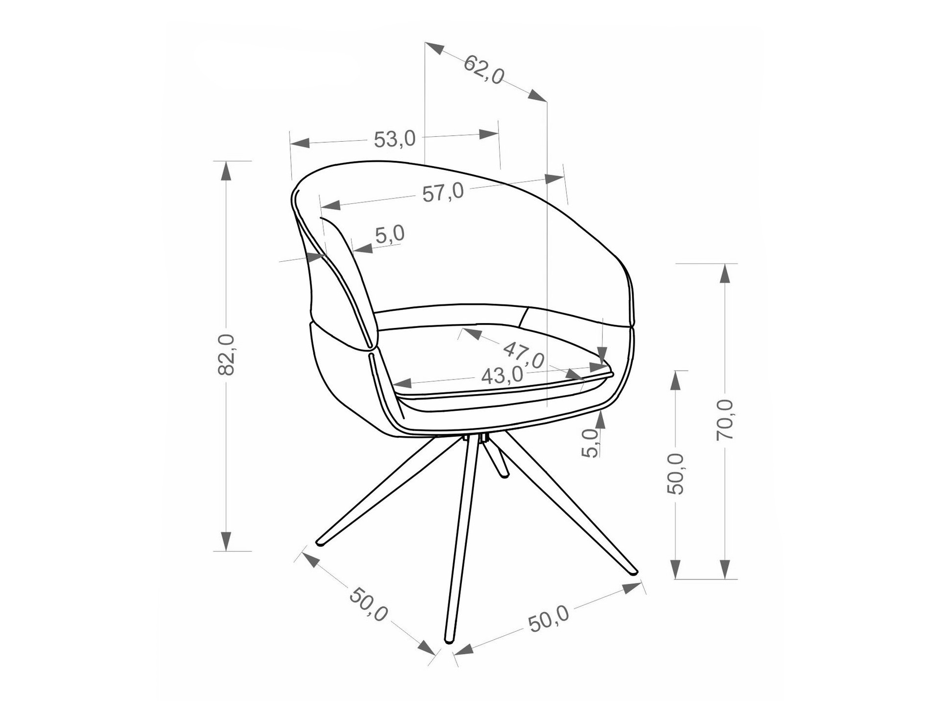 Chair Houston 2154 (Monte 26)