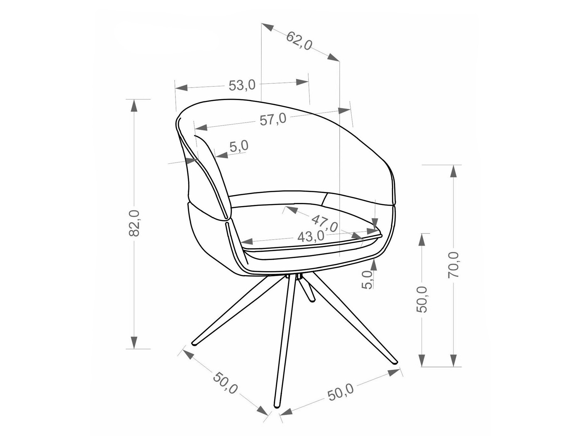 Chair Houston 2154 (Monte 11)