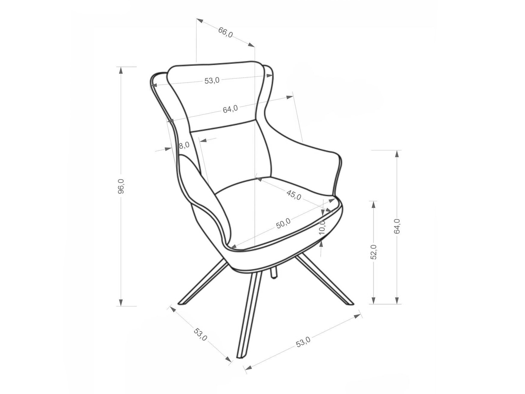 Chair Houston 2156 (Raven 38)