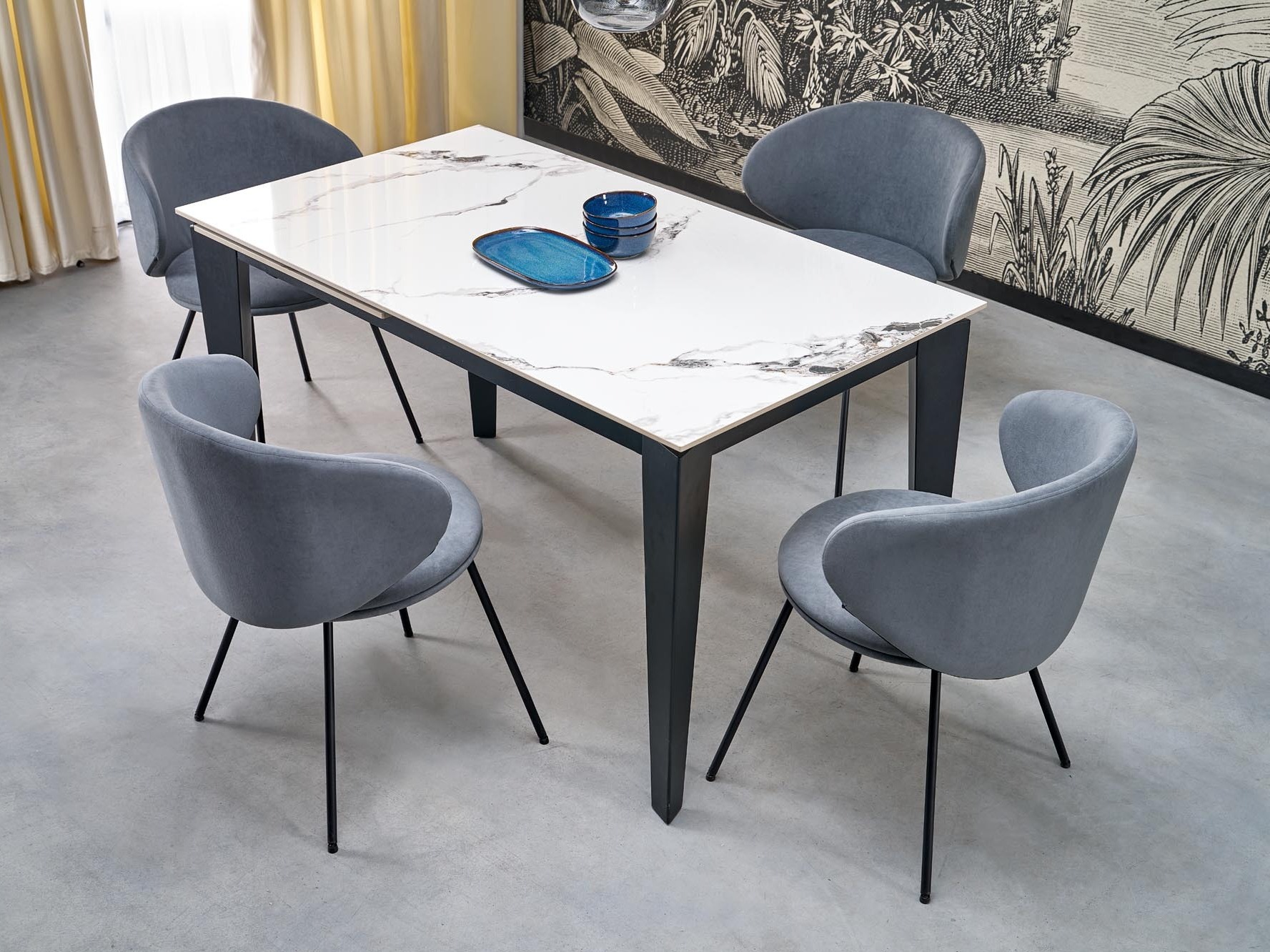 Table Houston 2157 (White marble)