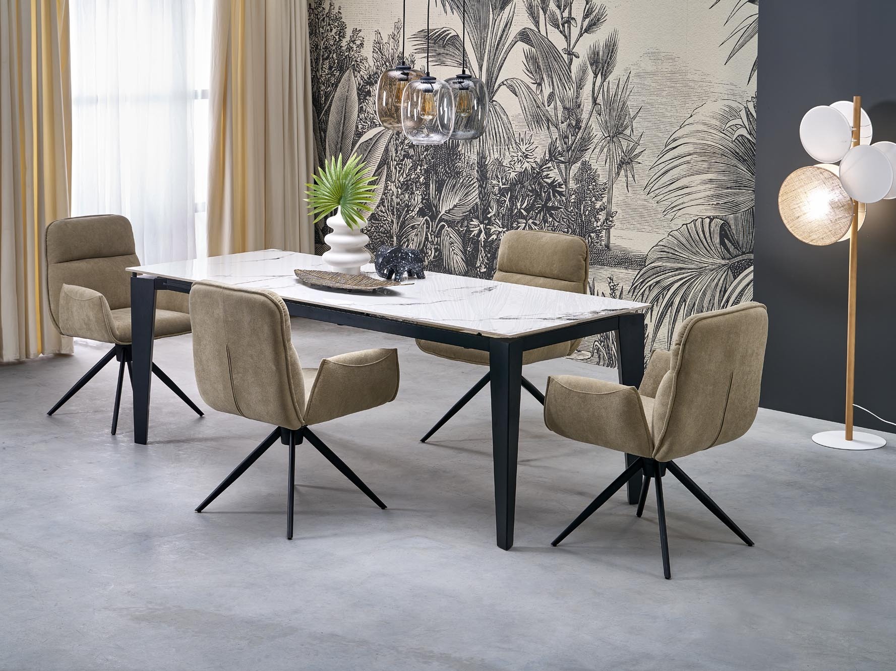 Table Houston 2157 (White marble)