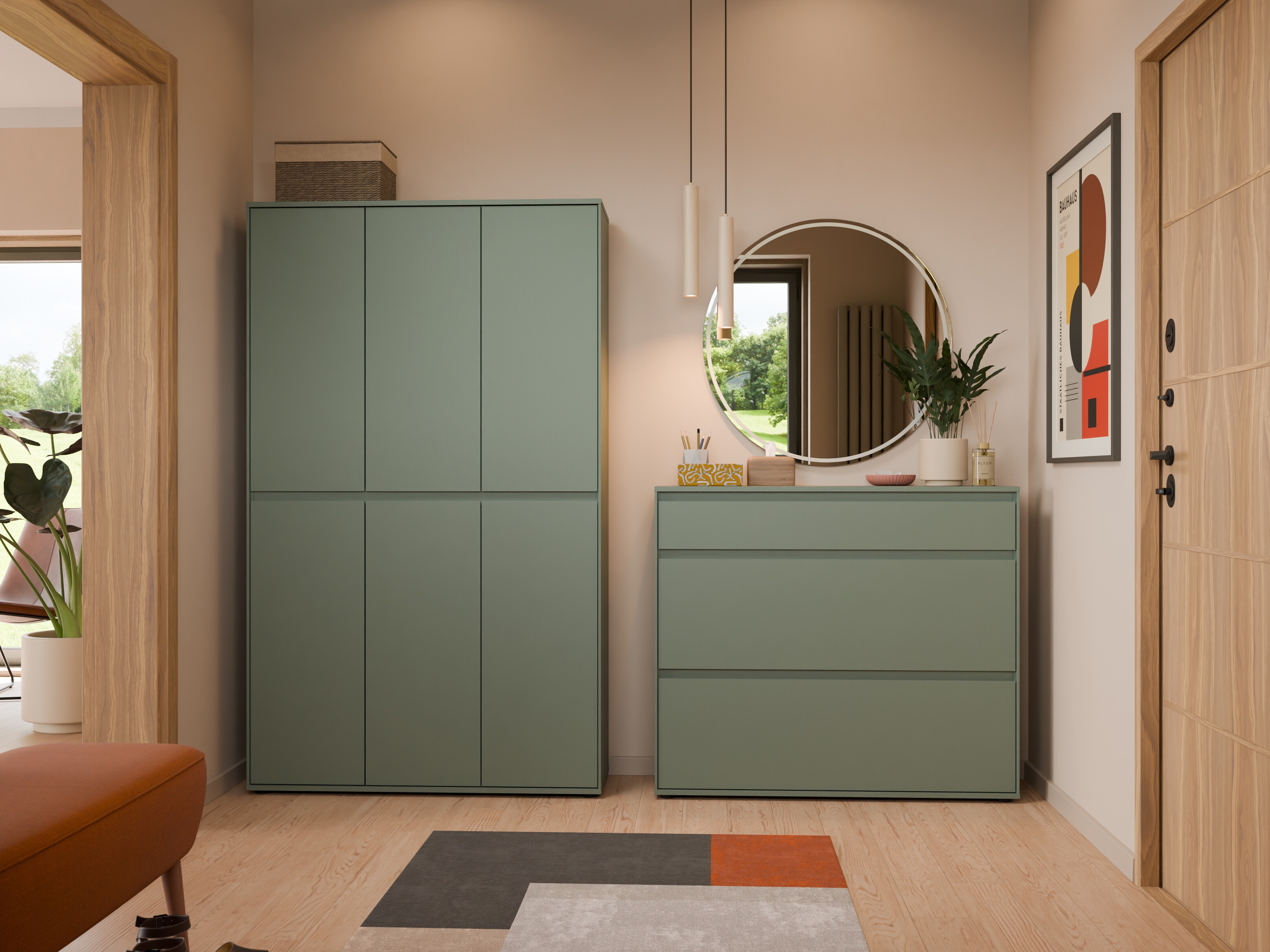Hallway set Torfiou 105 (Green)