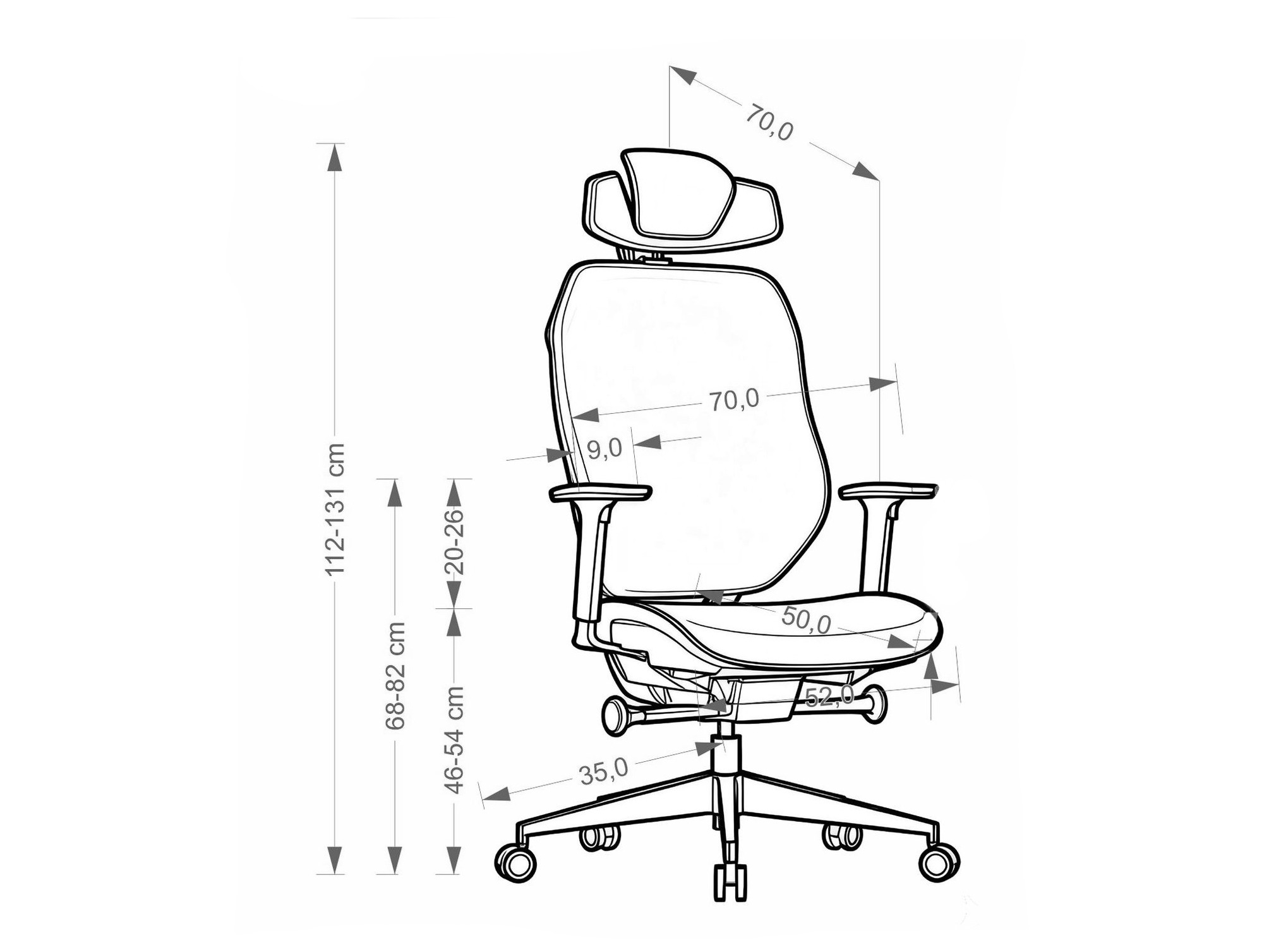 Office chair Houston 2161