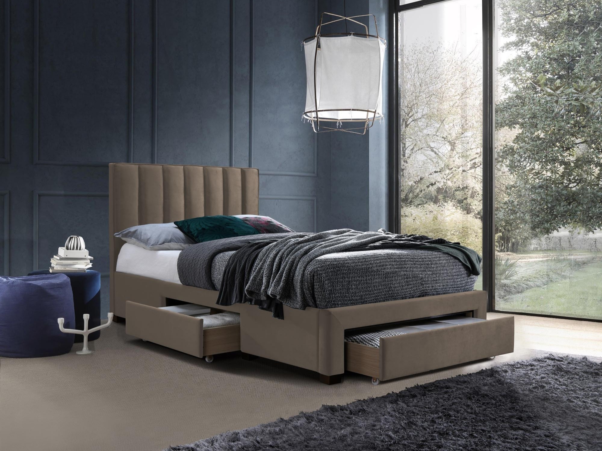 Bed Houston Fides (Taupe)