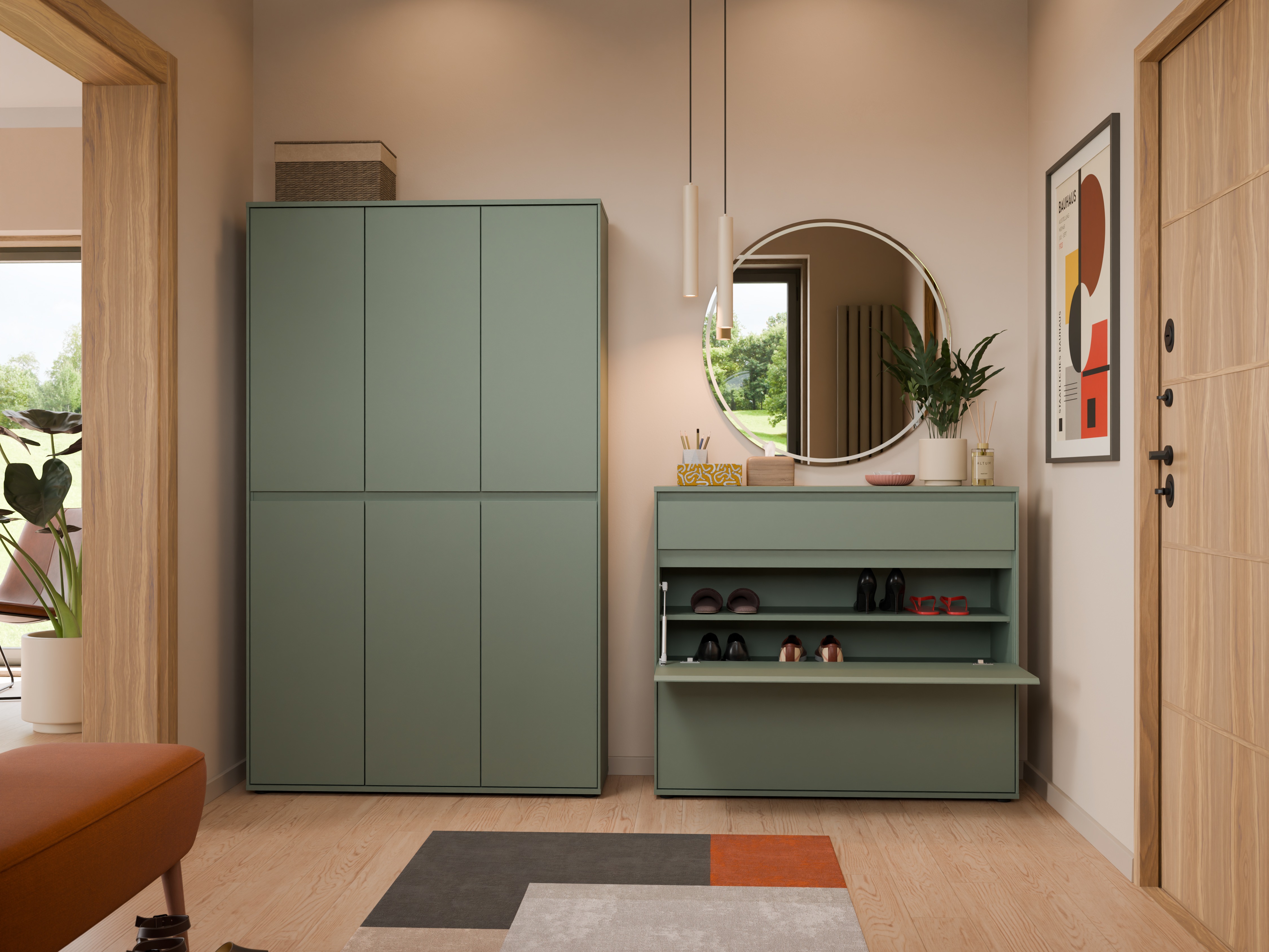 Hallway set Torfiou 105 (Green)