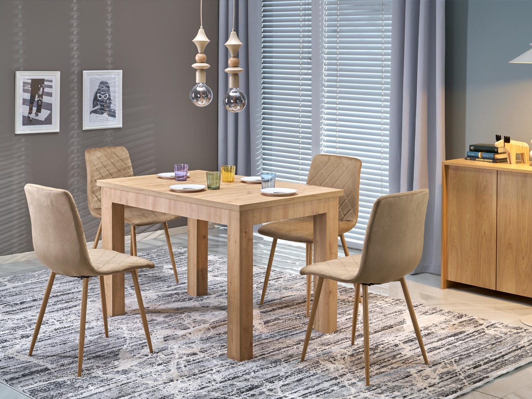 Table Houston 2165 (Artisan oak)