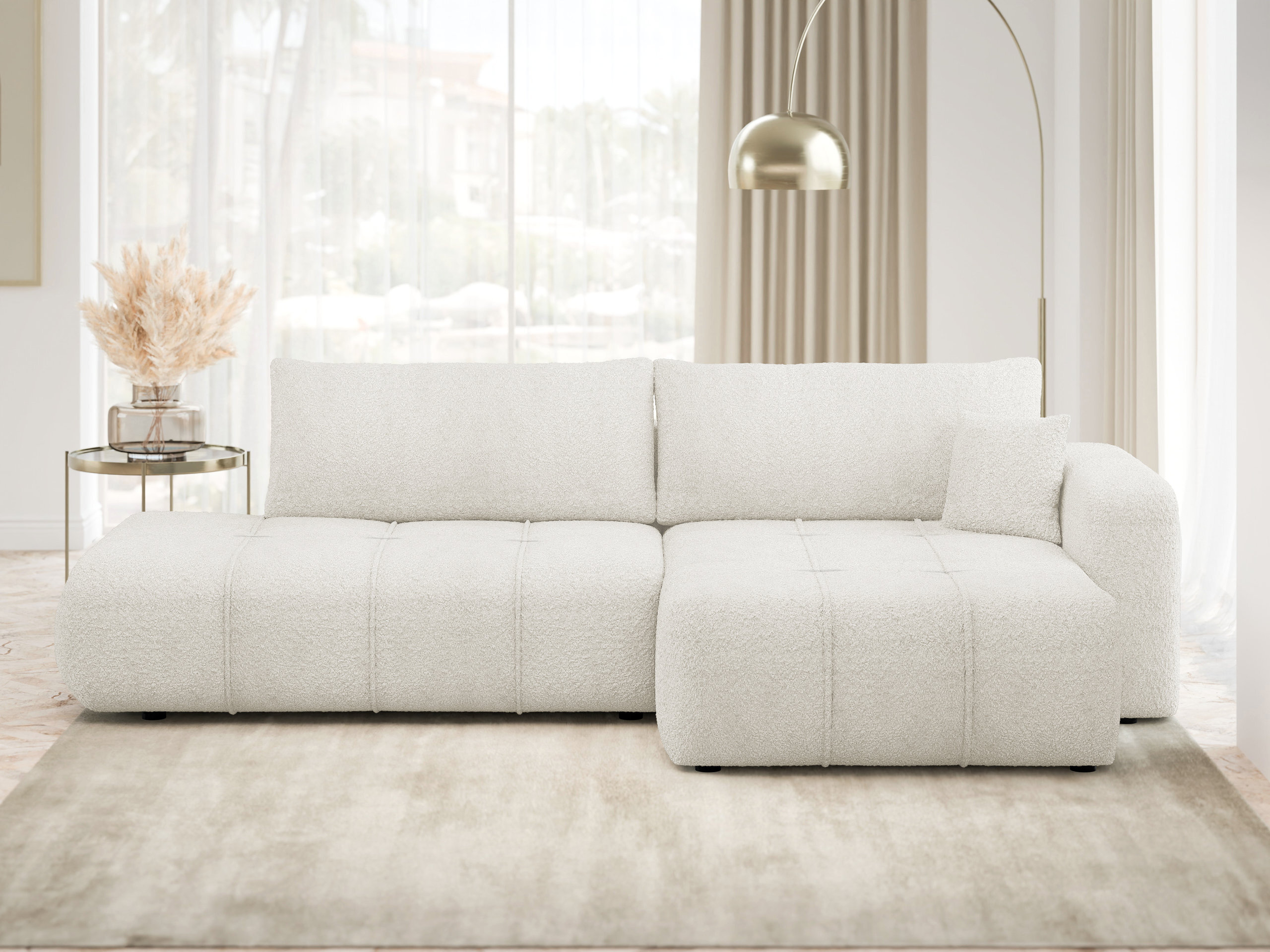 Corner sofa Comfivo Laurus III (Coral 15)