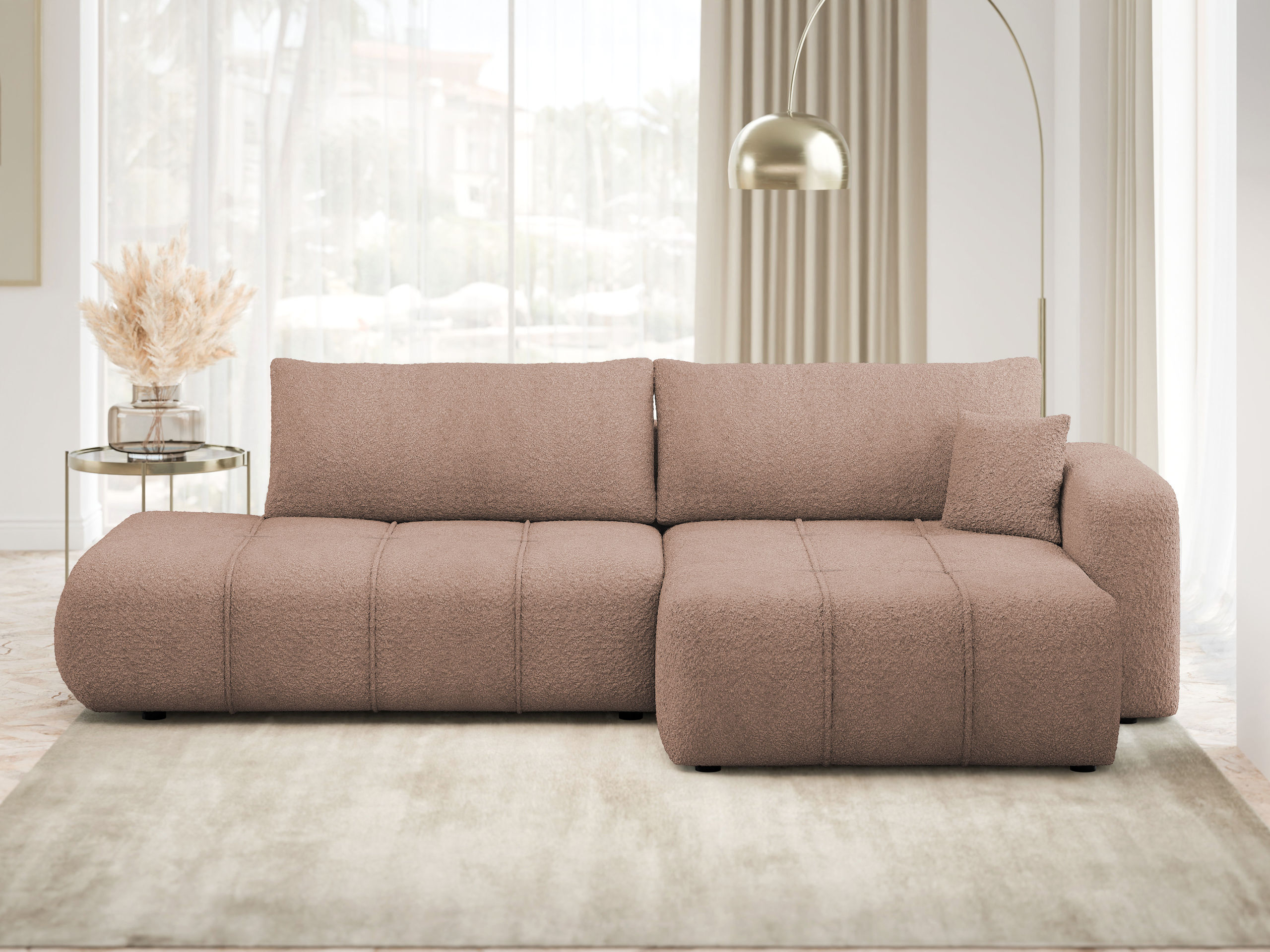 Corner sofa Comfivo Laurus III (Coral 45)