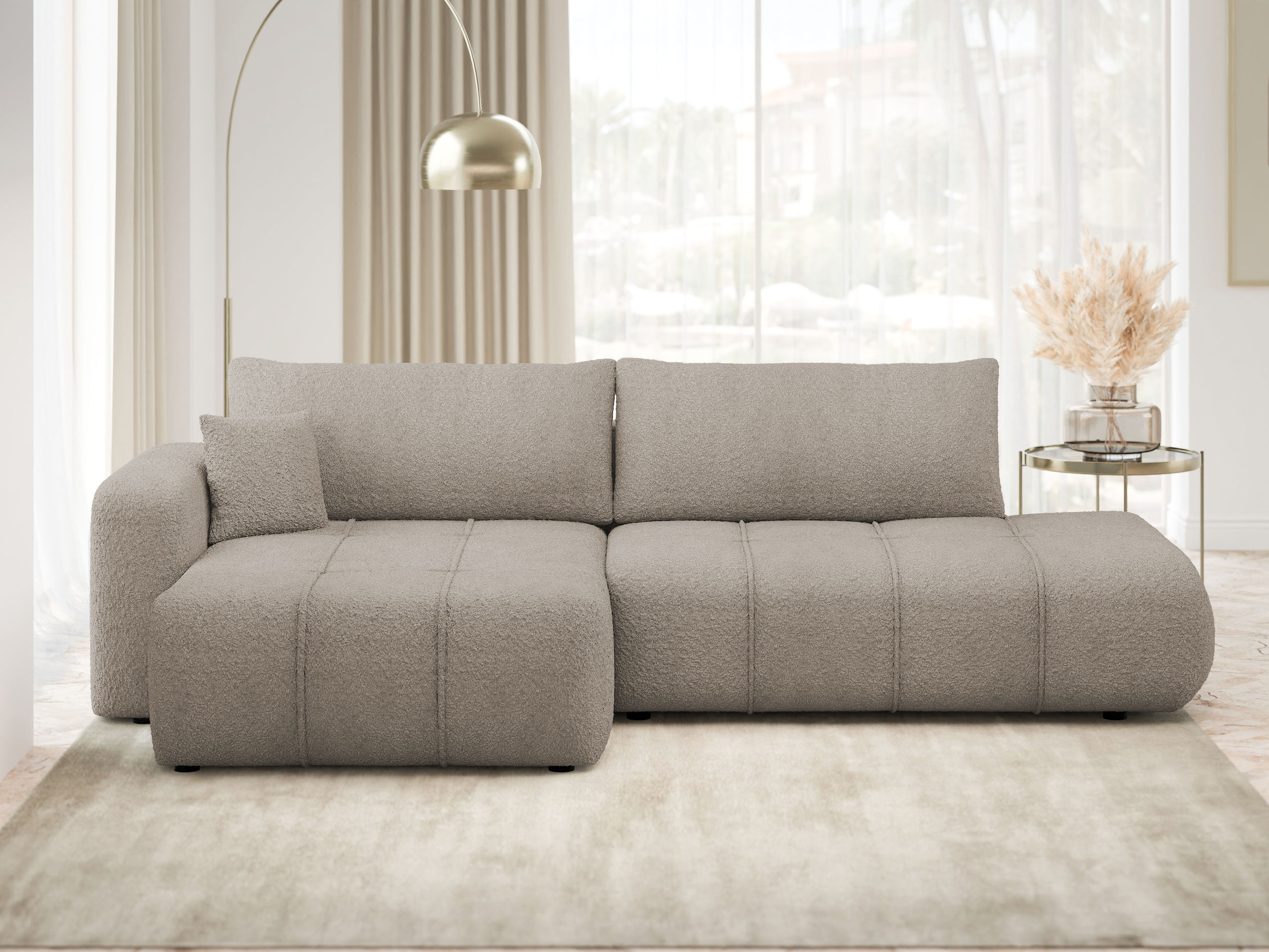 Corner sofa Comfivo Laurus III (Coral 50)