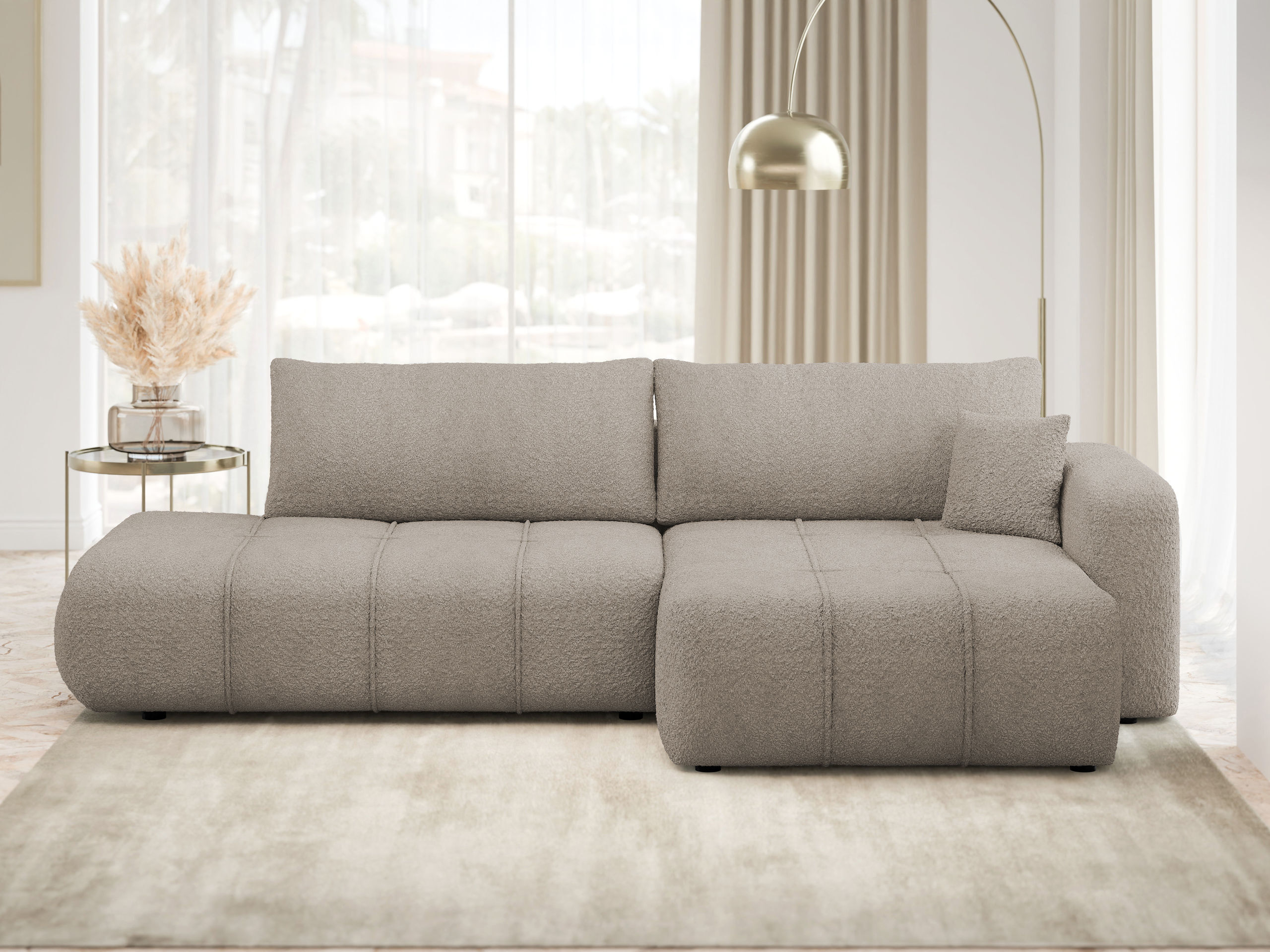 Corner sofa Comfivo Laurus III (Coral 50)