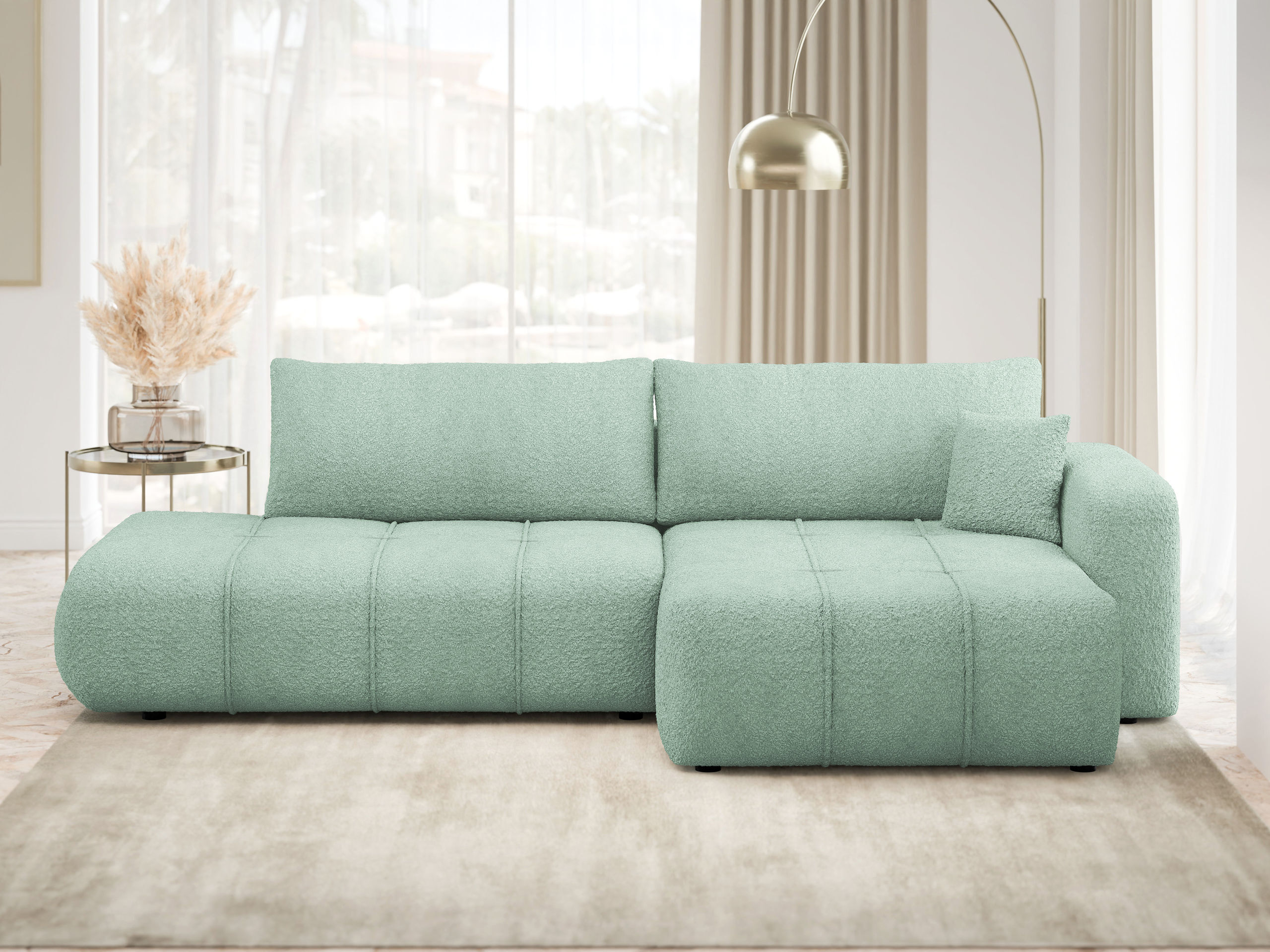 Corner sofa Comfivo Laurus III (Coral 55)
