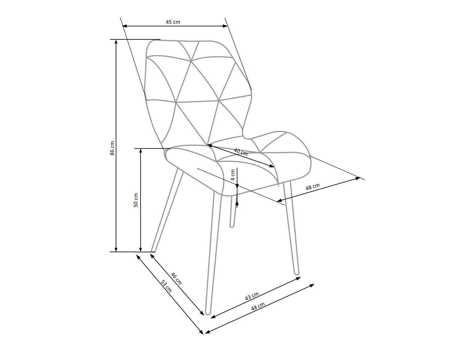 Chair Houston 1234 (Beige)