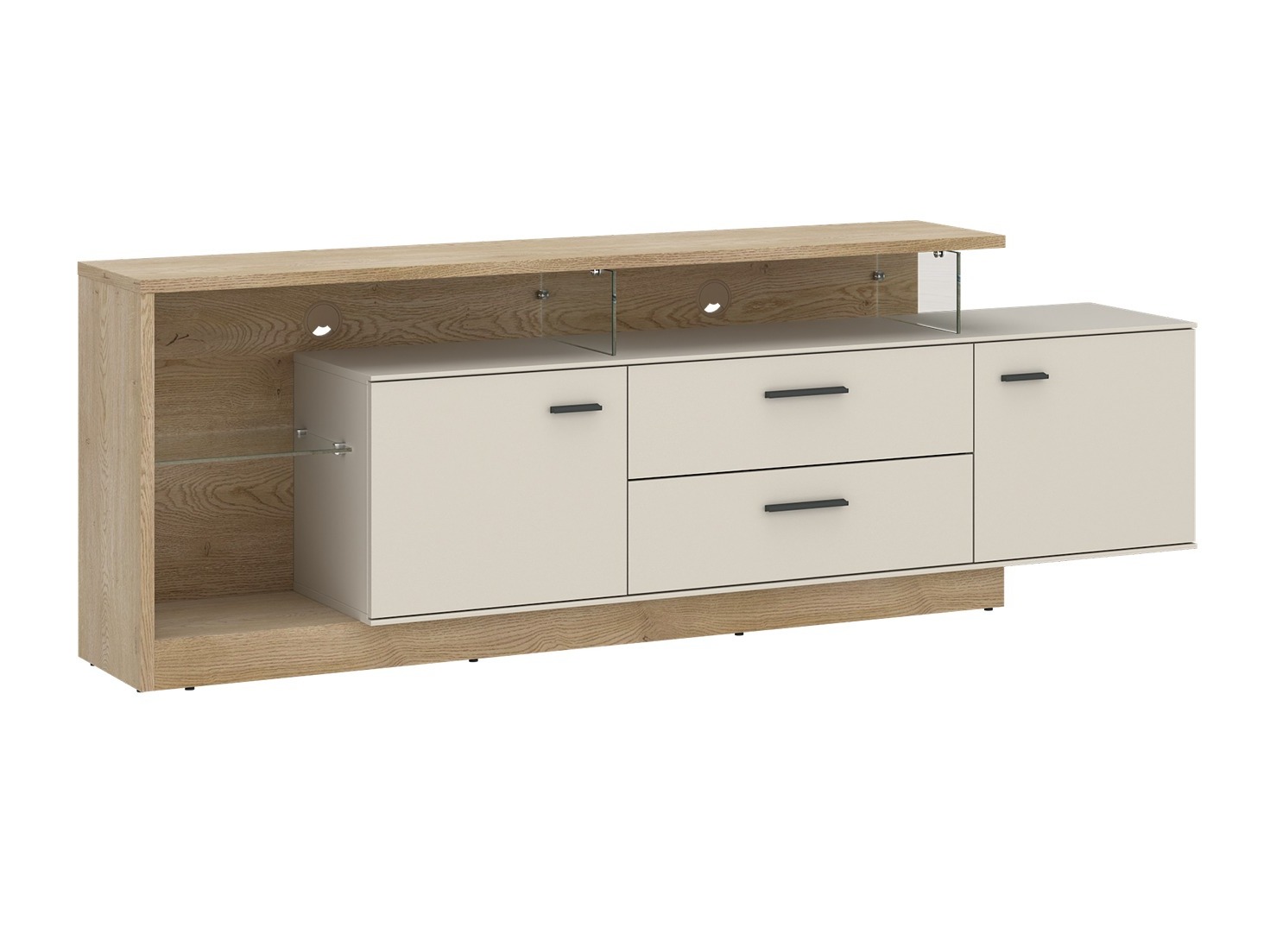 TV stand Avicoro 106 (Sonoma oak + Cashmere)