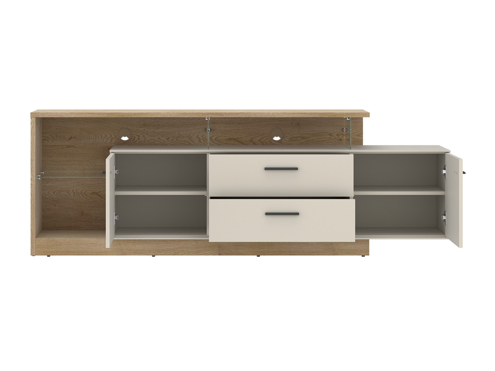 TV stand Avicoro 106 (Sonoma oak + Cashmere)