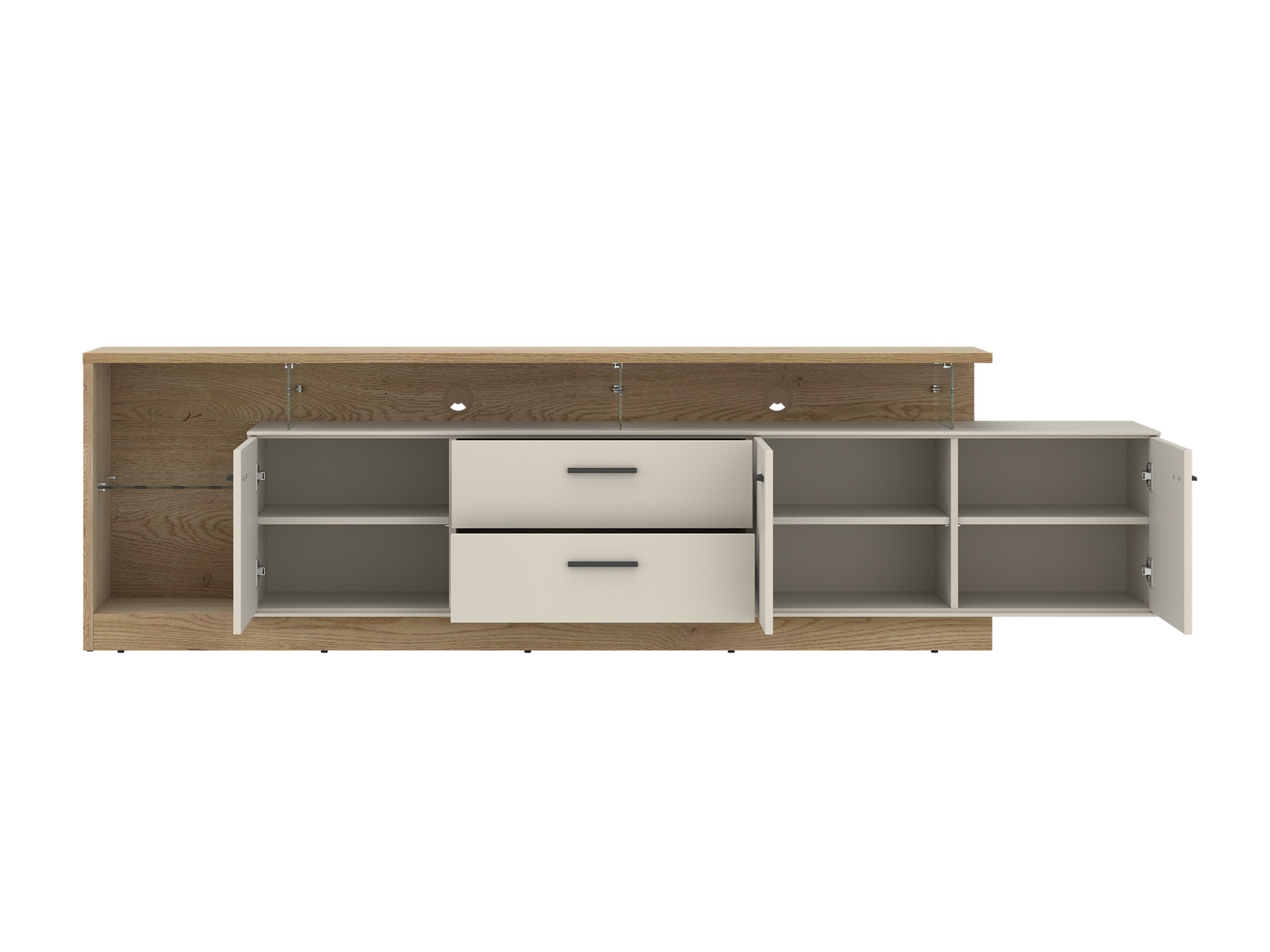 TV stand Avicoro 107 (Sonoma oak + Cashmere)