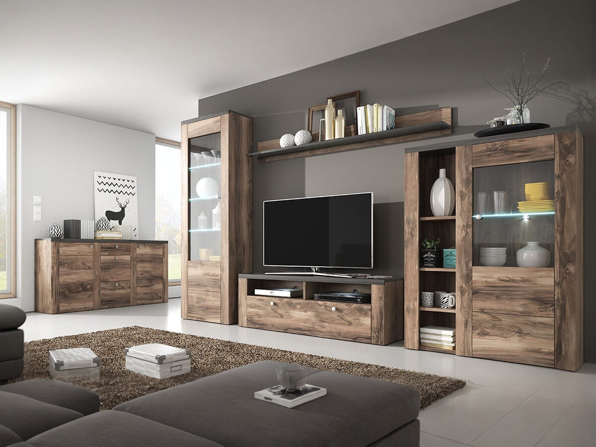 Bookcase Salelbo 104 (Nut)