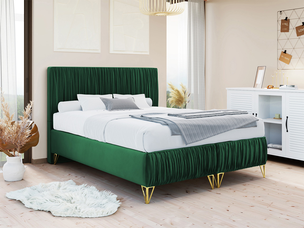 Bed Logan 112 (Amor Velvet 4311)