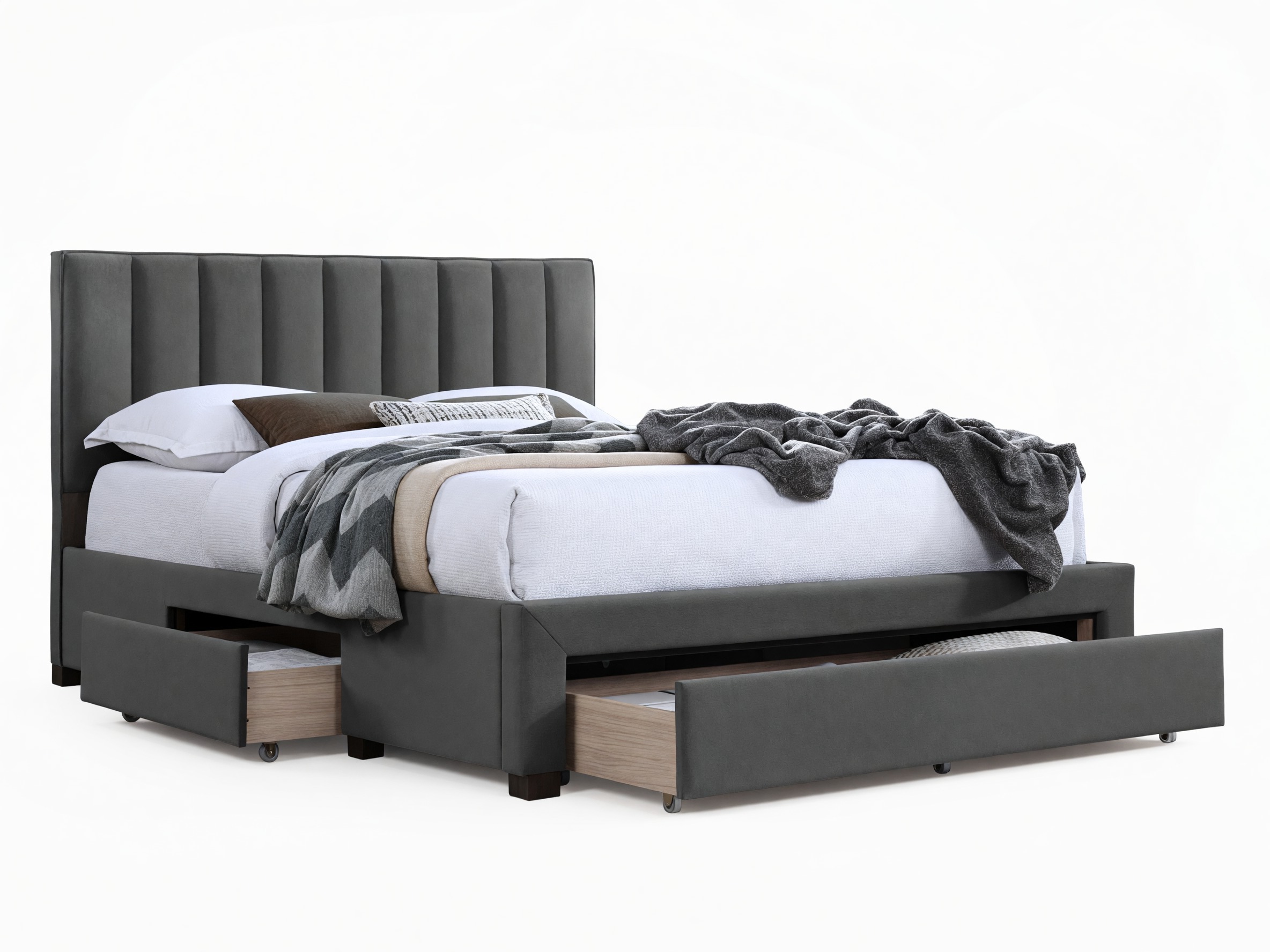 Bed Houston Fides (Grey)
