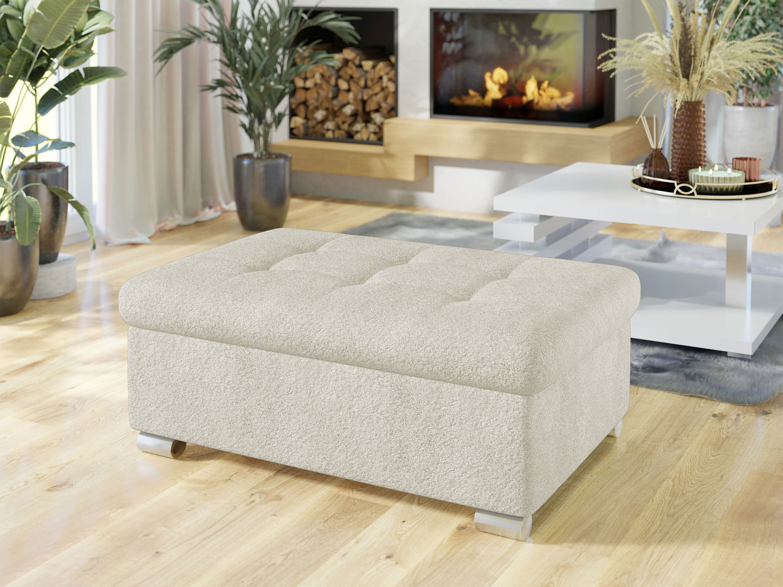 Upholstered bench Comfivo Gemma I (Coral 65)