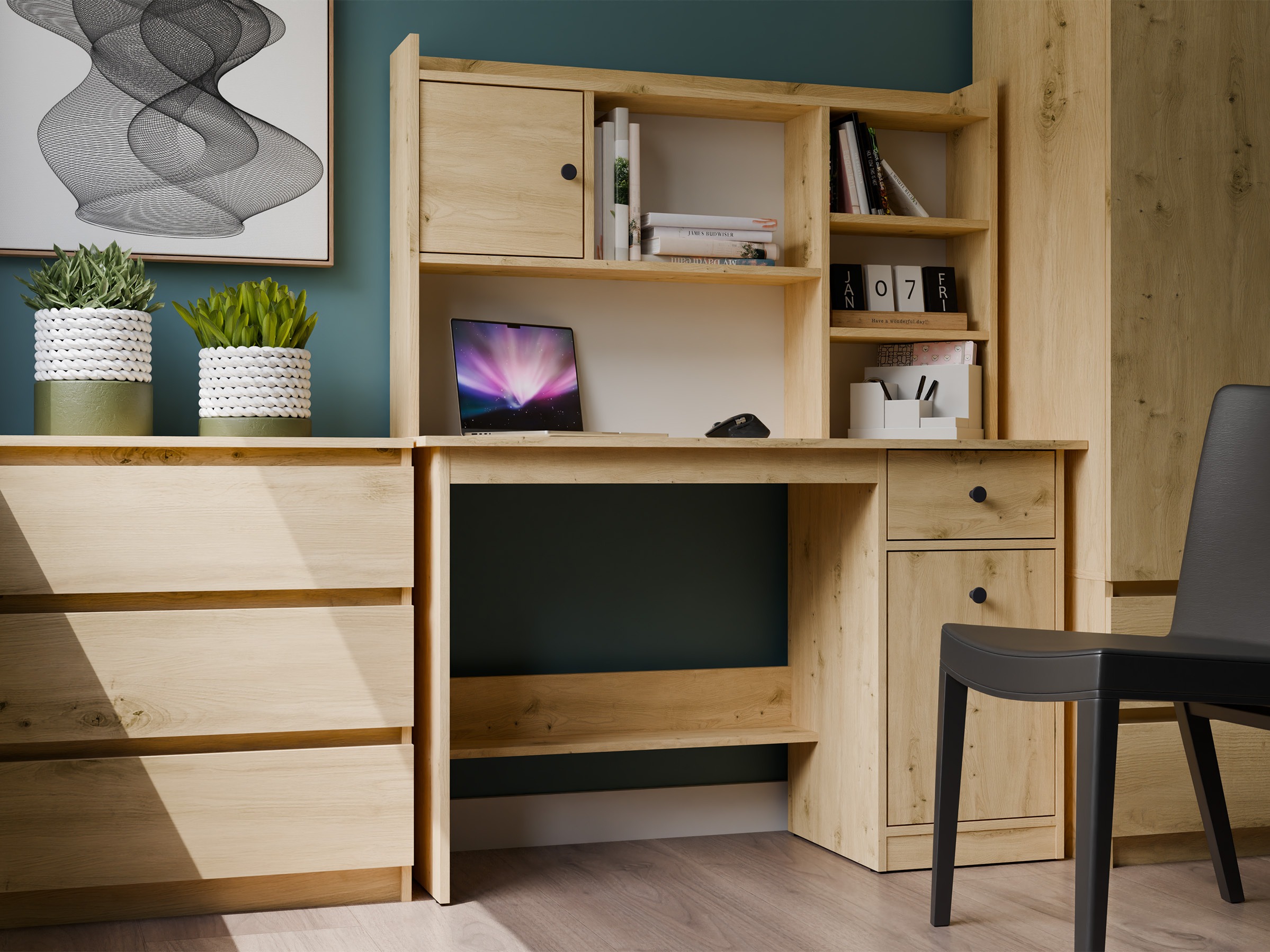 Desk Mandeville 376 (Artisan oak)