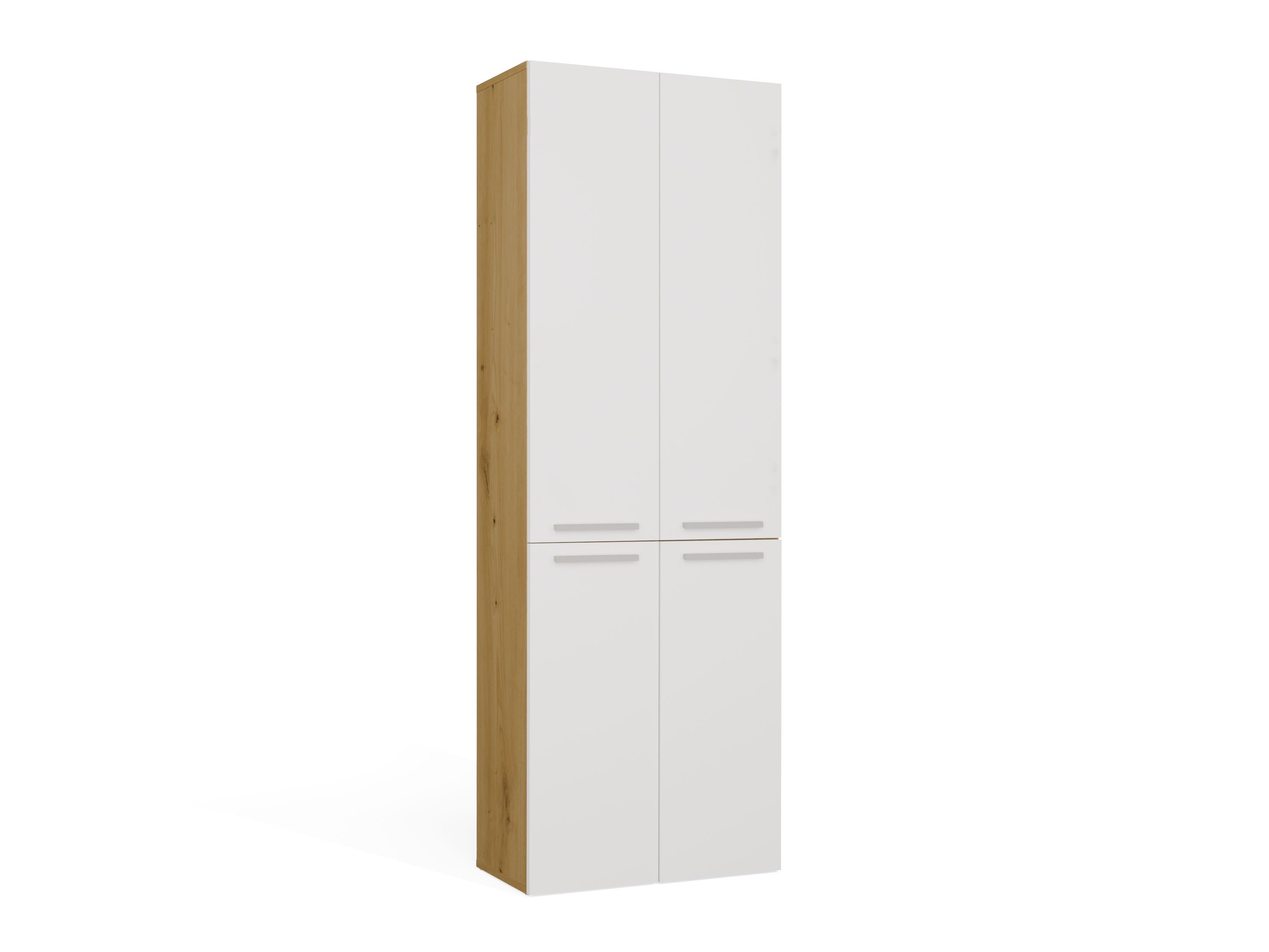 Standing bathroom cabinet Nolmaru 100 (Artisan oak + White)
