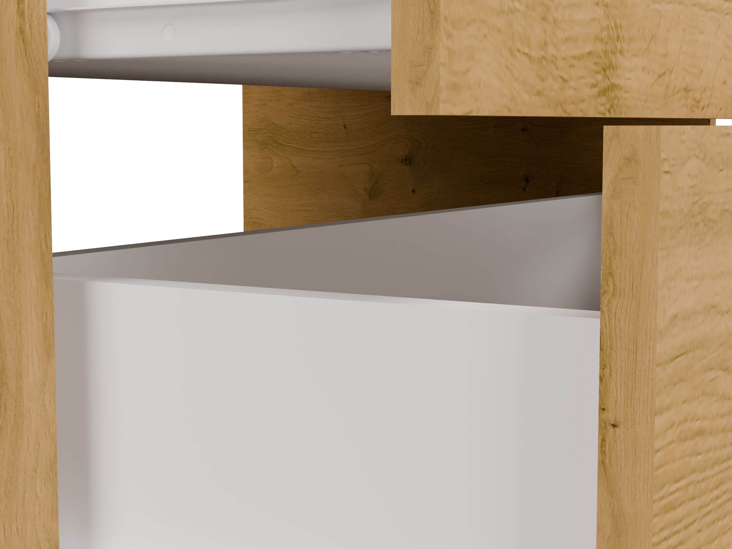 Wall-mounted bathroom cabinet for washbasin Nolmaru 112 (Artisan oak)
