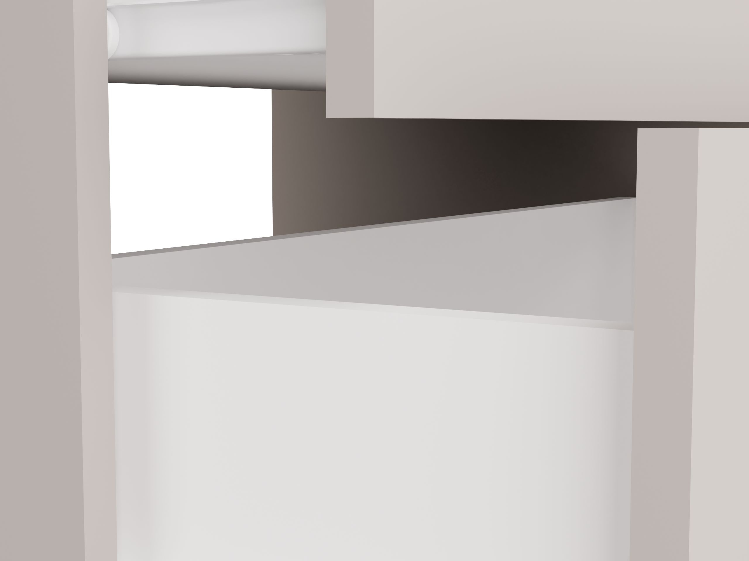 Wall-mounted bathroom cabinet for washbasin Nolmaru 112 (Cashmere)