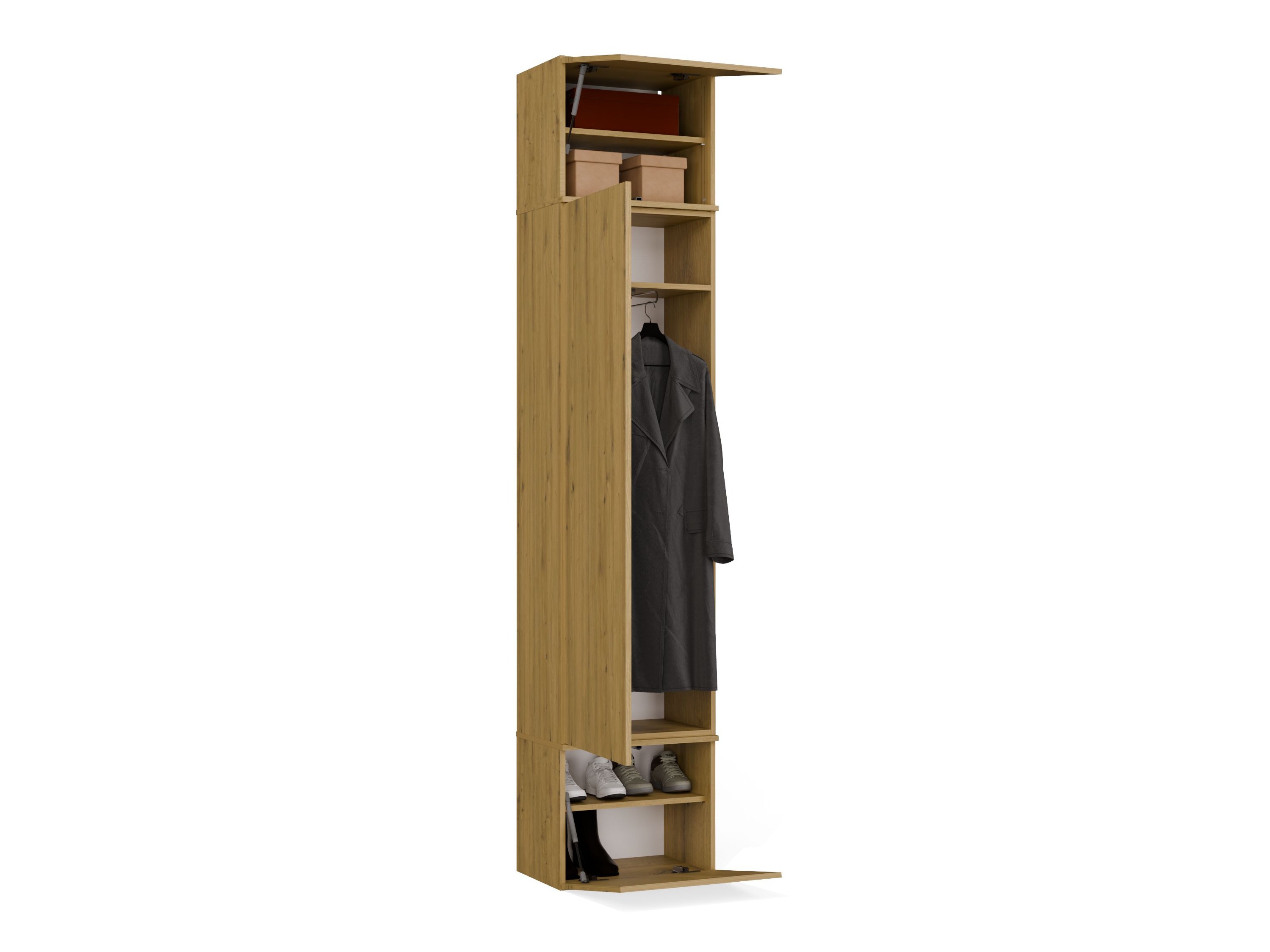 Wardrobe Mandeville 375 (Artisan oak)