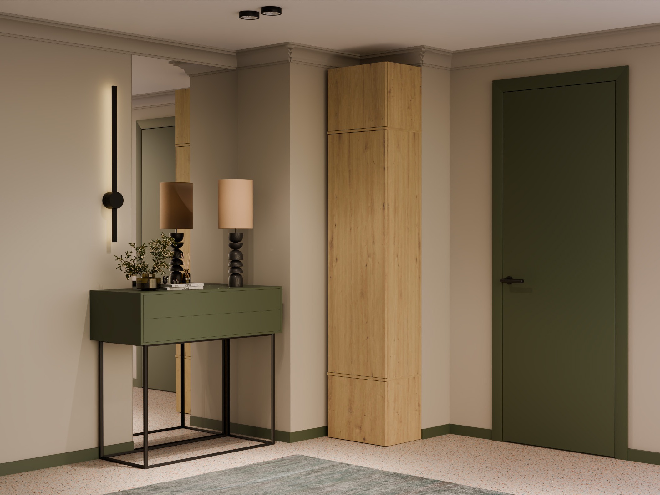 Wardrobe Mandeville 375 (Artisan oak)