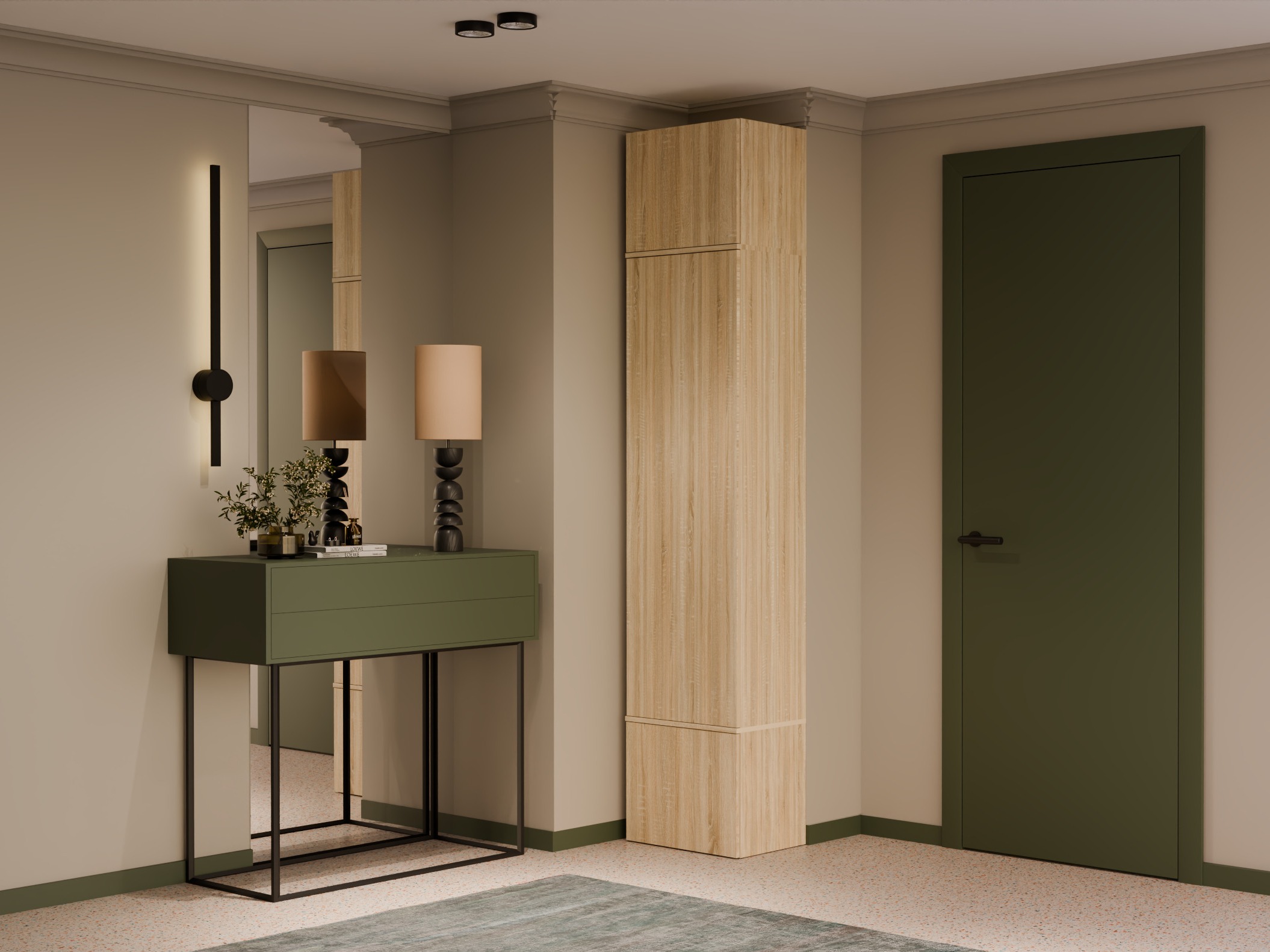 Wardrobe Mandeville 375 (Sonoma oak)