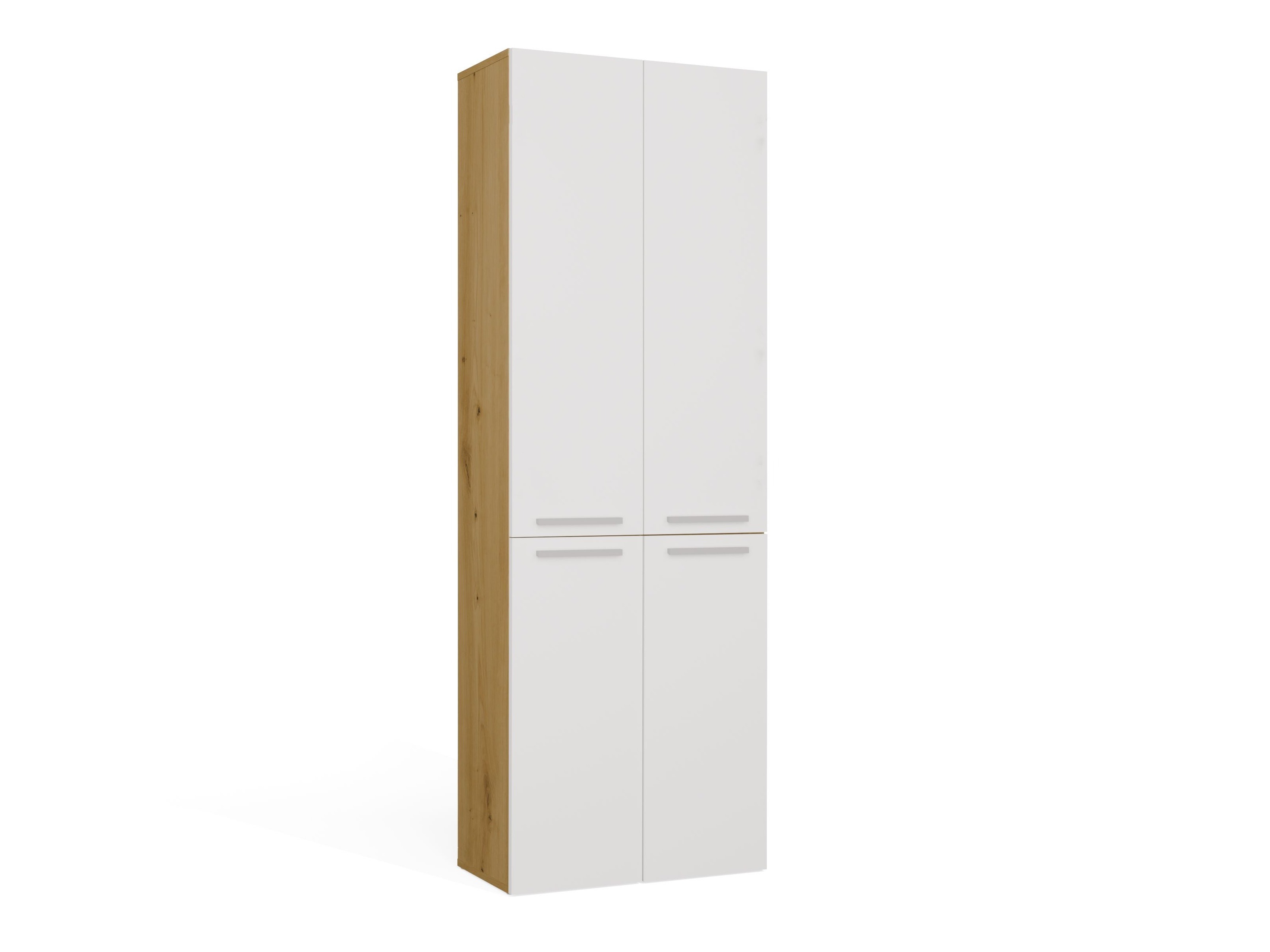 Standing bathroom cabinet Nolmaru 102 (Artisan oak + White)