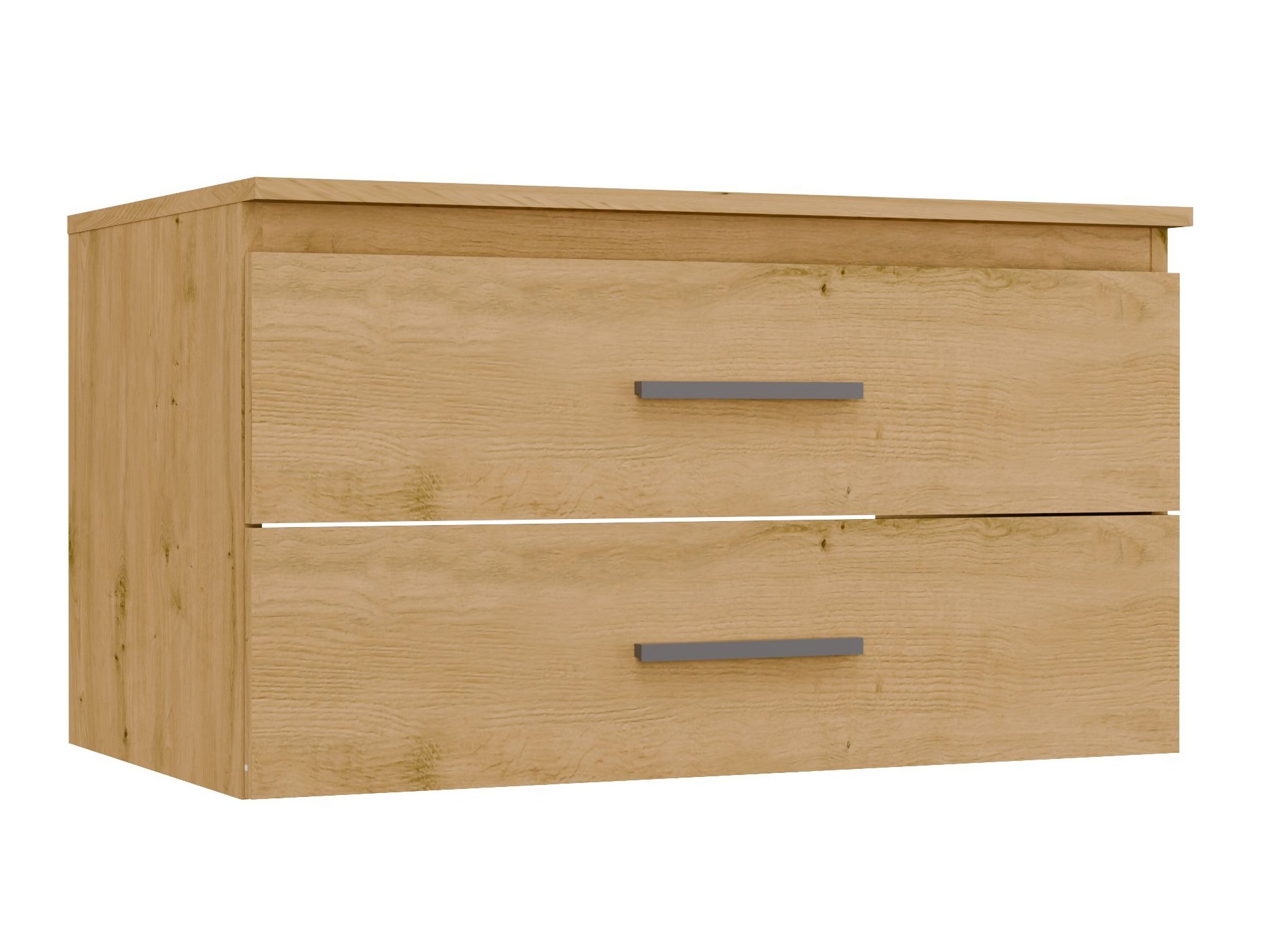 Wall-mounted bathroom cabinet for washbasin Nolmaru 113 (Artisan oak)